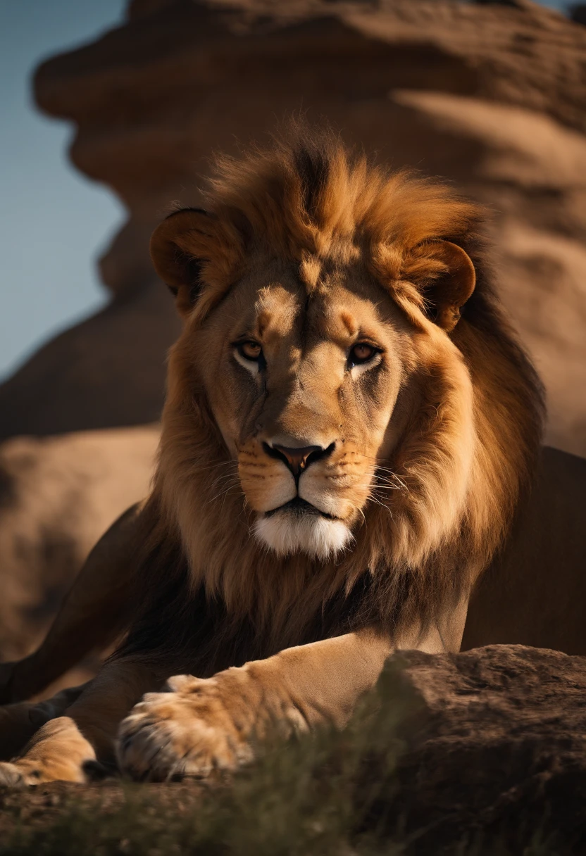 The lion is the prototype,building blocks,Many details,k hd,8k
