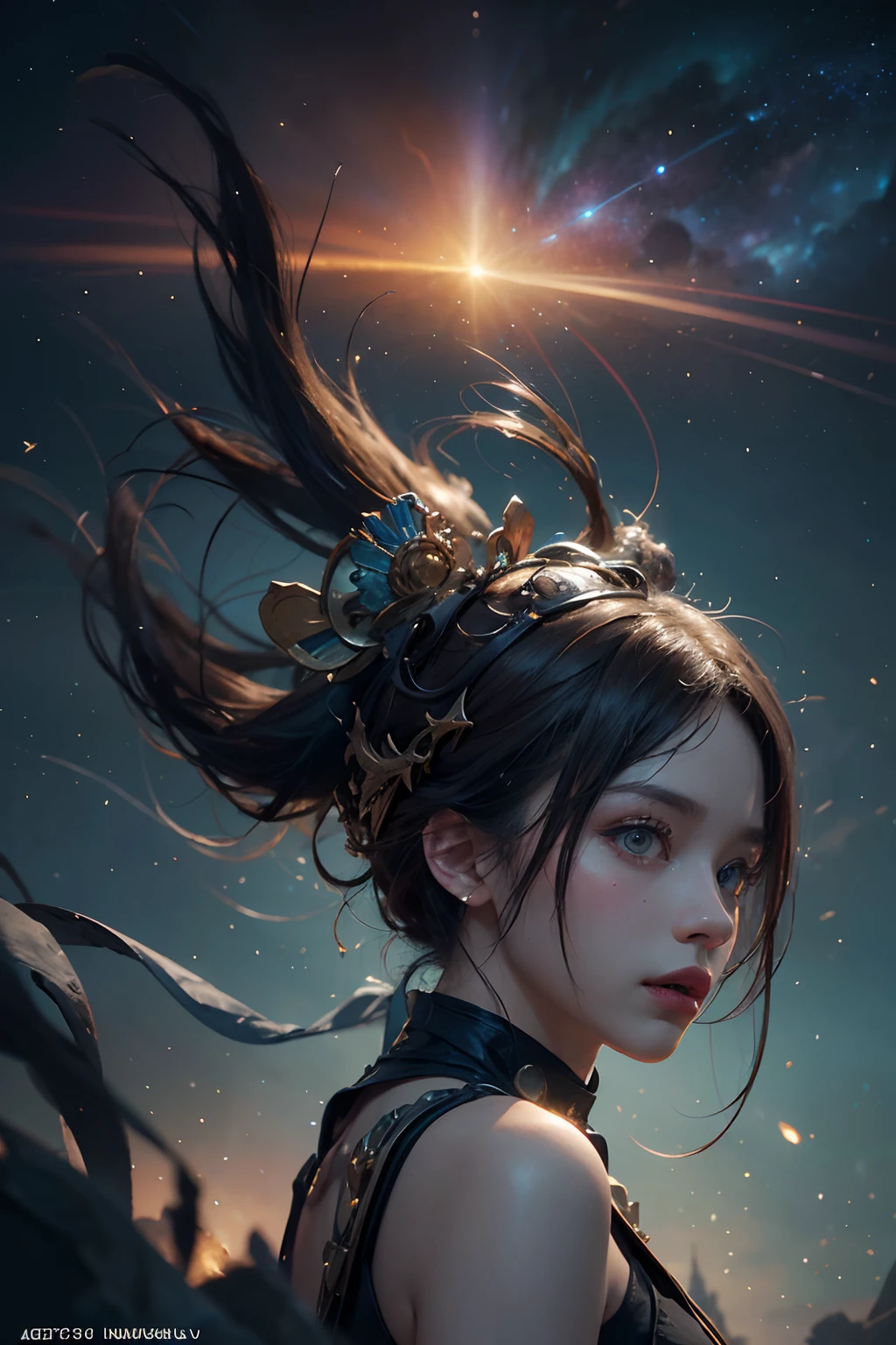 1shape composed with stars, creation, dancing, stardust, joy, abstract, chaos, stunning, cinematic lighting, unreal engine, trending on ArtStation, intricate details, masterpiece, best quality, by Irakli Nadar, Greg Rutkowski,(((best quality))),(((ultra detailed))),(((masterpiece)))