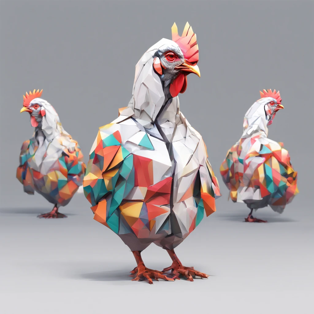 ((Human with a chicken head))、body builder、Only the head is a chicken human、Perfect centering,  Wear a student team jacket, Wearing sunglasses, Wearing headphones, cheerfulness, Standing position, Abstract beauty, Centered, Looking at the camera, Facing the camera, Approaching perfection, Dynamic, Highly detailed, Smooth, Sharp Focus, 8K, hight resolution, Illustration, art by carne griffiths and wadim kashin, White background