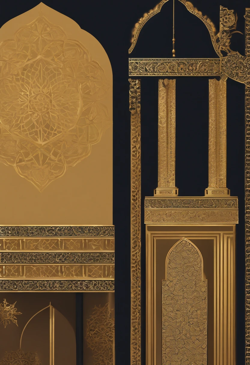 The front cover with an extremely modern design for a book titled "Razavi Tadbir's culture of sciences towards global crises and challenges, a review of international institutions focused on global crises and challenges with a transdisciplinary approach" in which the background of Islamic design or Islamic gilding is used. and also imply being "transdisciplinary" and leading. Do not use humans in the design, but only use Islamic arts, especially Islam and gilding. Use known Islamic symbols related to Islamic sciences. The designs you create are incredibly traditional. I don't need these, but modern designs. Also, use a variety of bright colors and not brown, gold, black and the like