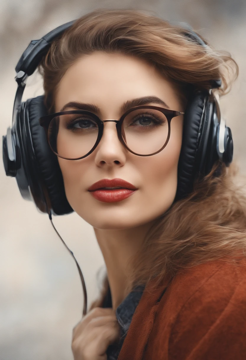 Centrado perfecto, Cute mouse, Use una chaqueta del equipo estudiantil, usar gafas de sol, Usar auriculares, cheerfulness, standing up position, Belleza abstracta, centrado, Looking at the camera, in front of camera, nearing perfection, dynamic, Altamente detallado, Suave, foco nítido, 8k, high-definition resolution, 插圖, arte de Carne Griffiths y Wadim Kashin, fondo blanco