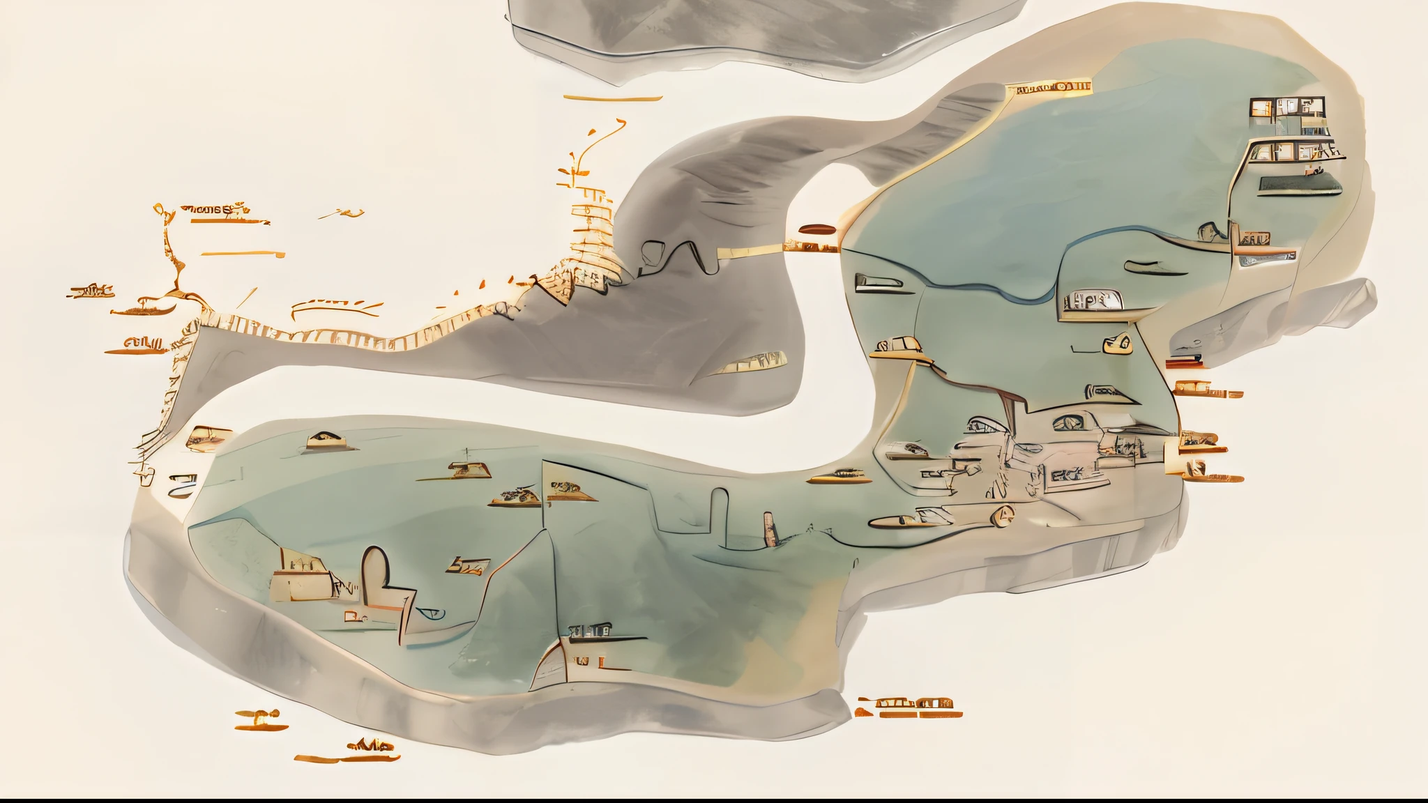 Treasure map of the Miao people of ancient China,About the toast treasure of Xianfeng Golden Cave,mistic,Quaint,Each point has a mysterious pattern fragment of the White Tiger Totem,Close-up of river map with map of the area, Tourist map, information, zhouzhuang ancient town, River, sichuan, Detailed map, Hangzhou, ruanjia, based on geographical map, Map, guide, shenzhen, layout of map, Wine, bach, map cartography, beijing, tour, Game map, Detailed picture