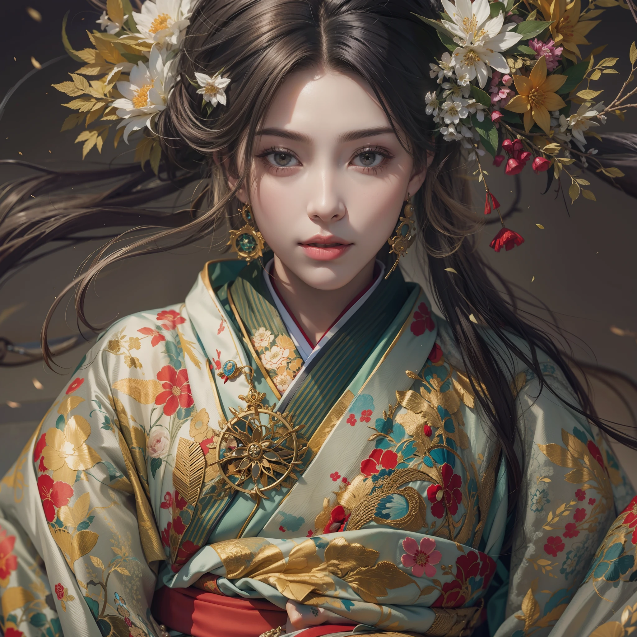detailed kimono