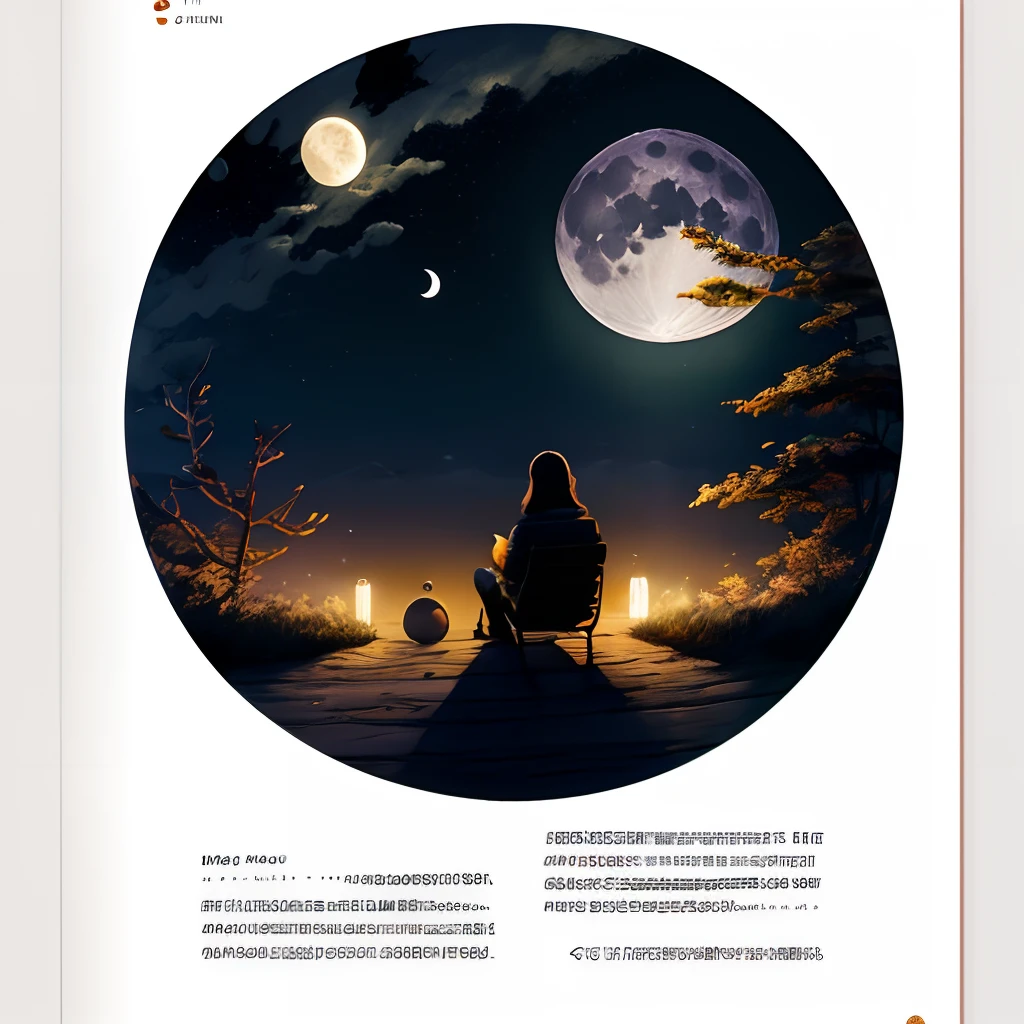 Write an article about watching the moon on a Mid-Autumn night