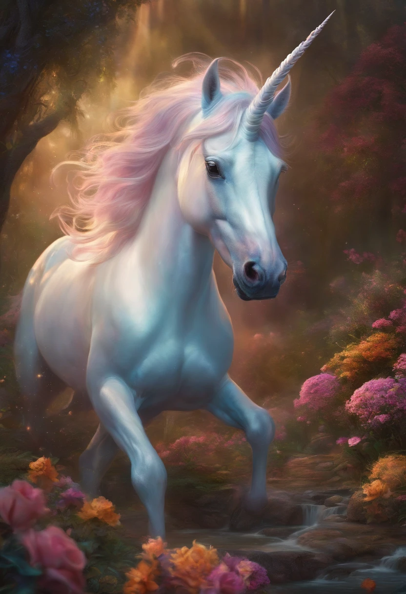 unicorn vomits from mouth