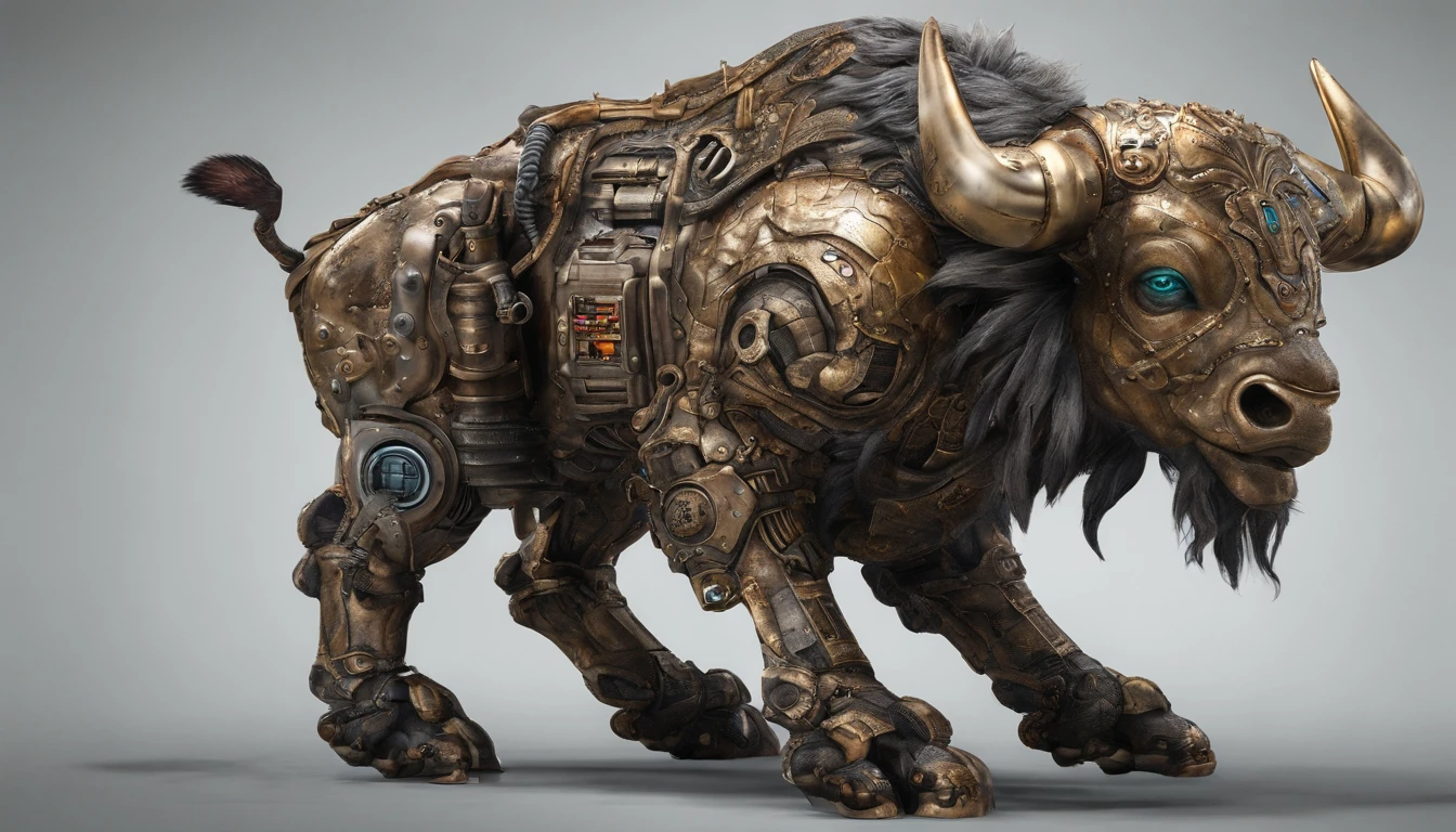 Buffalo Divine Beast" mecha float