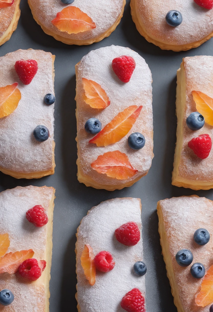 a delicious pastry, cinematic, professional photography, studio lighting, studio background, advertising photography, intricate details, hyper-detailed, ultra realistic, 8K UHD