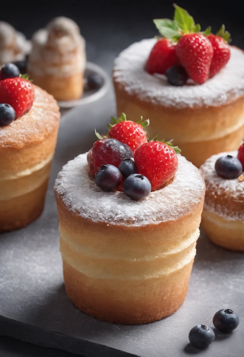 a delicious pastry, cinematic, professional photography, studio lighting, studio background, advertising photography, intricate details, hyper-detailed, ultra realistic, 8K UHD