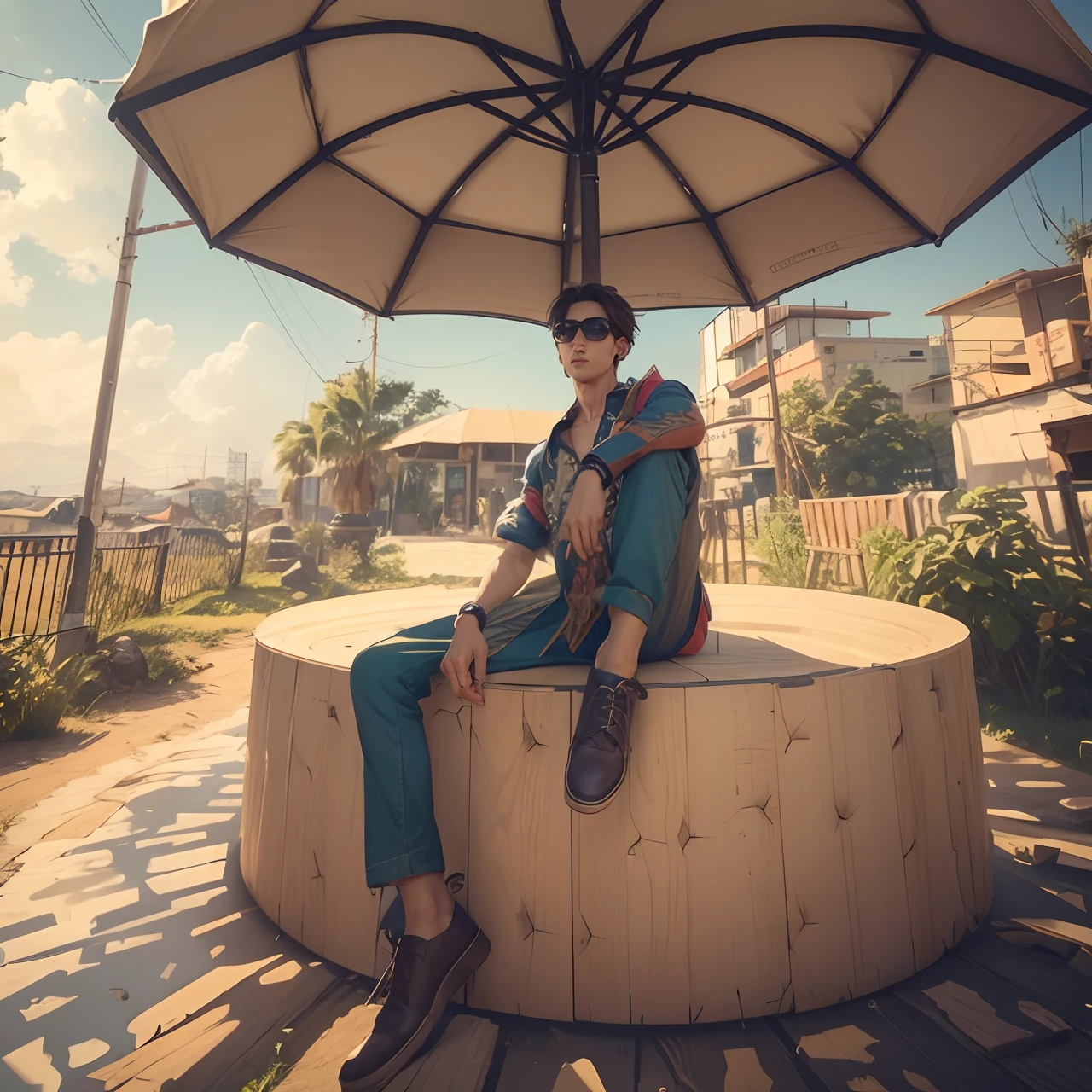 Handsome boy ultra realistic, -v4