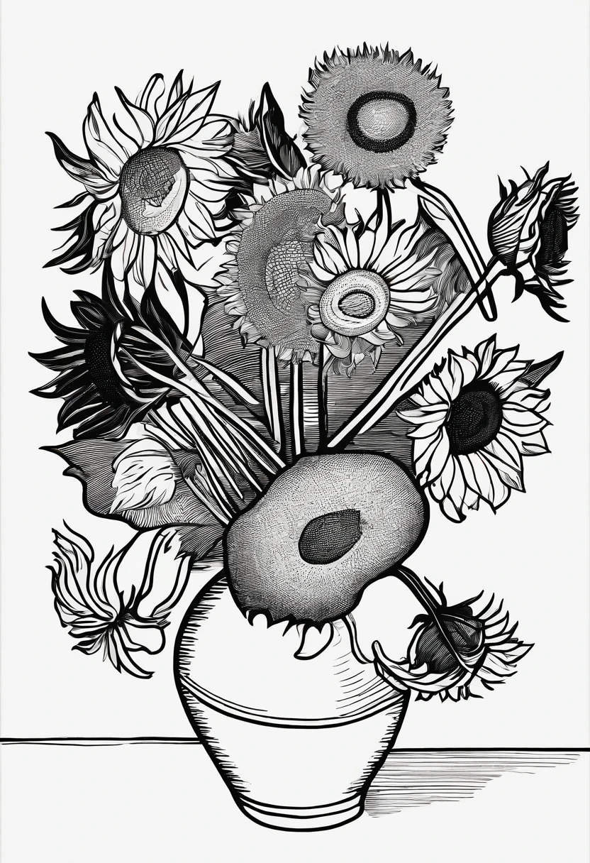 Van Gogh's sunflowers