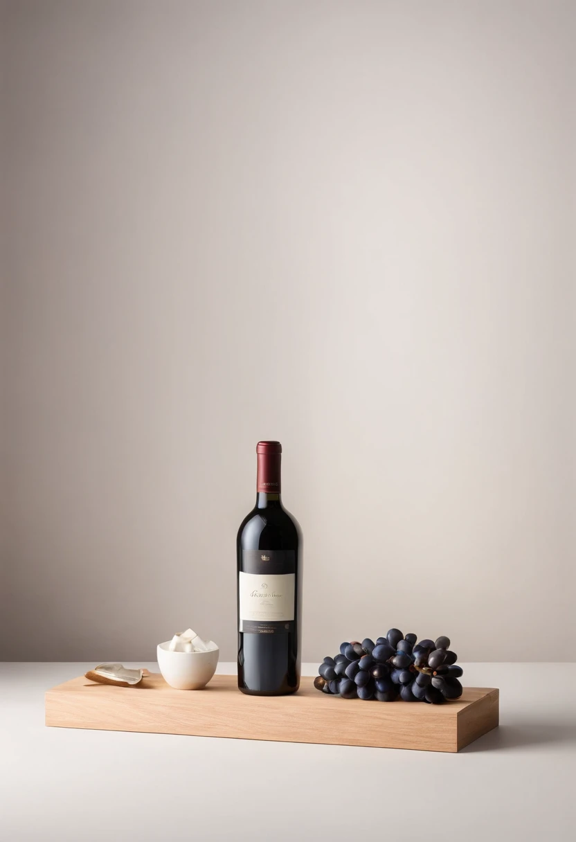 wine bottle inn shelf,cream cinematic, professional photography, studio lighting, studio background, advertising photography, intricate details, hyper-detailed, ultra realistic, 8K UHD