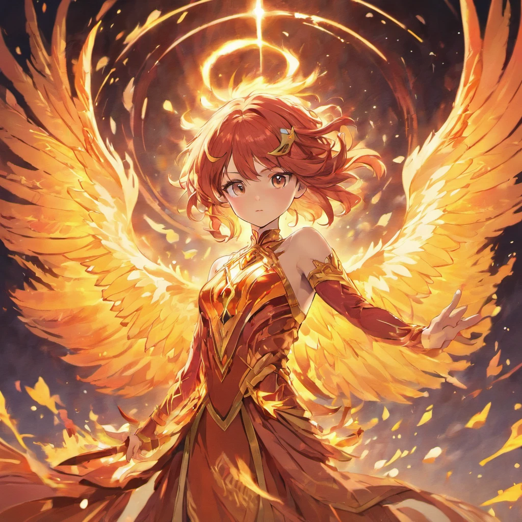 The phoenix, the divine bird in Greek mythology