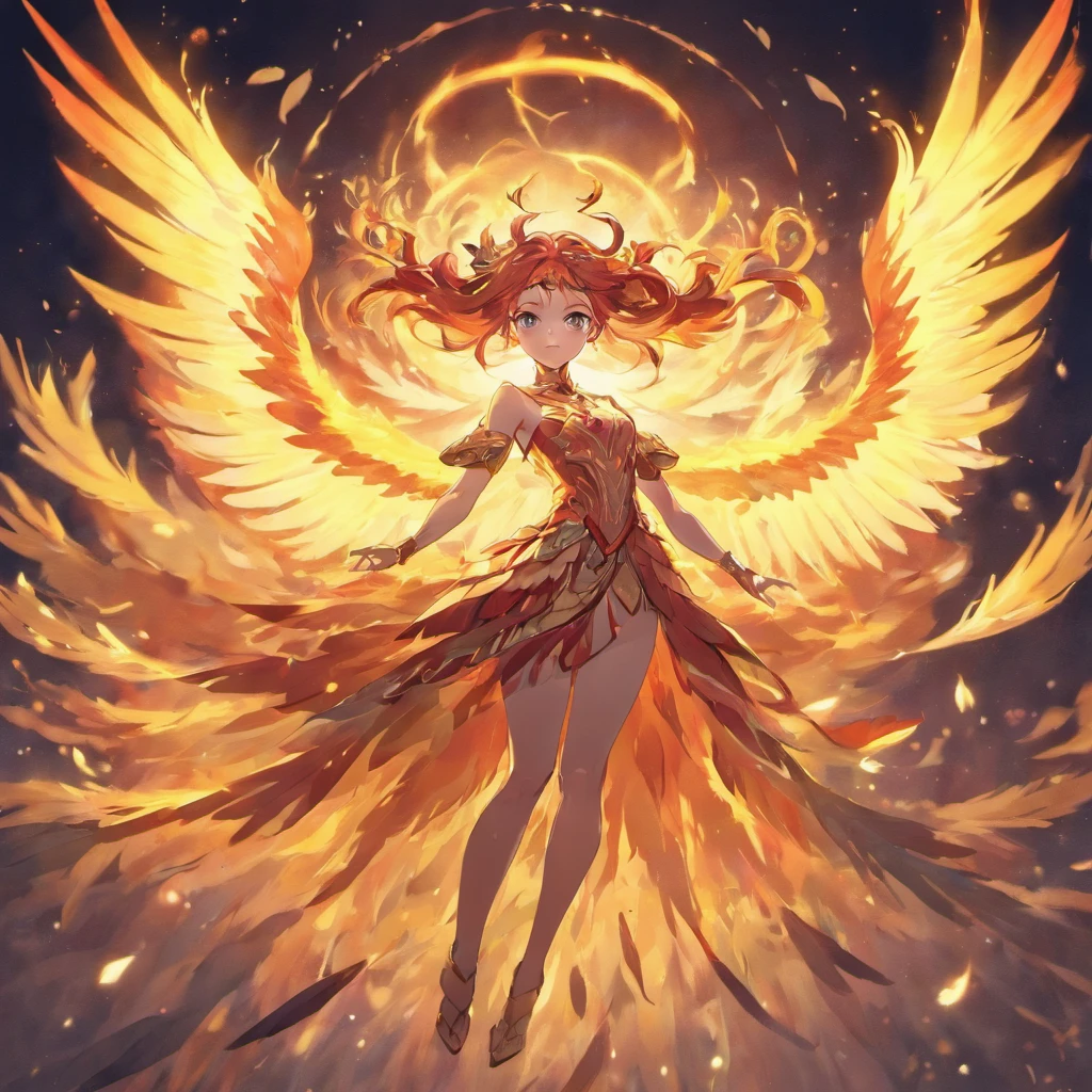 The phoenix, the divine bird in Greek mythology