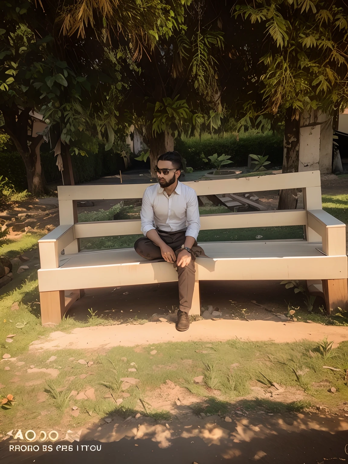 Make this photo into a king seat there and sunset