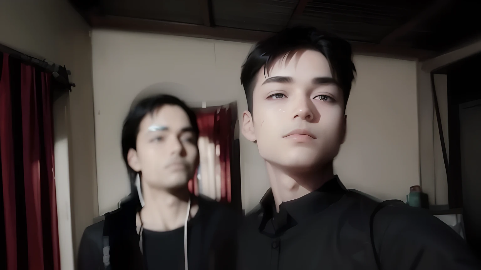 Handsome boy ultra realistic, -v 4