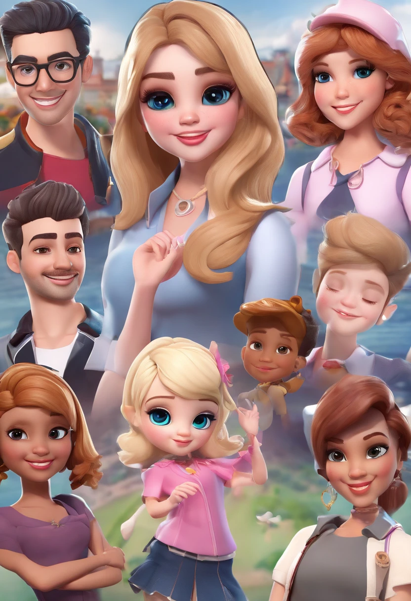 Create a highly detailed and personalized 3D avatar for a Vtuber that conveys news, novelty, joke and joy