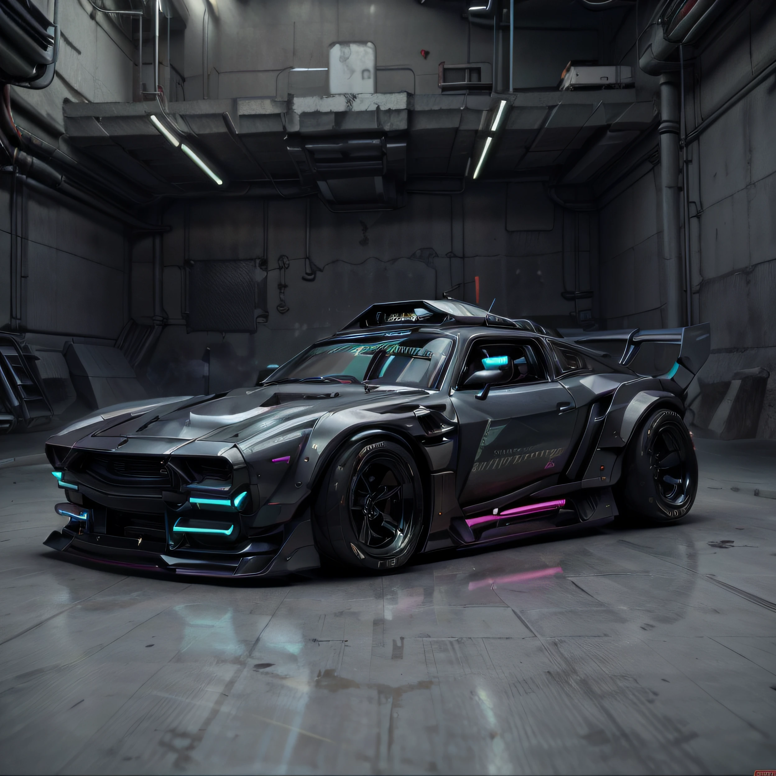 CYBERPUNK, ((LUZES NEON NO TETO))