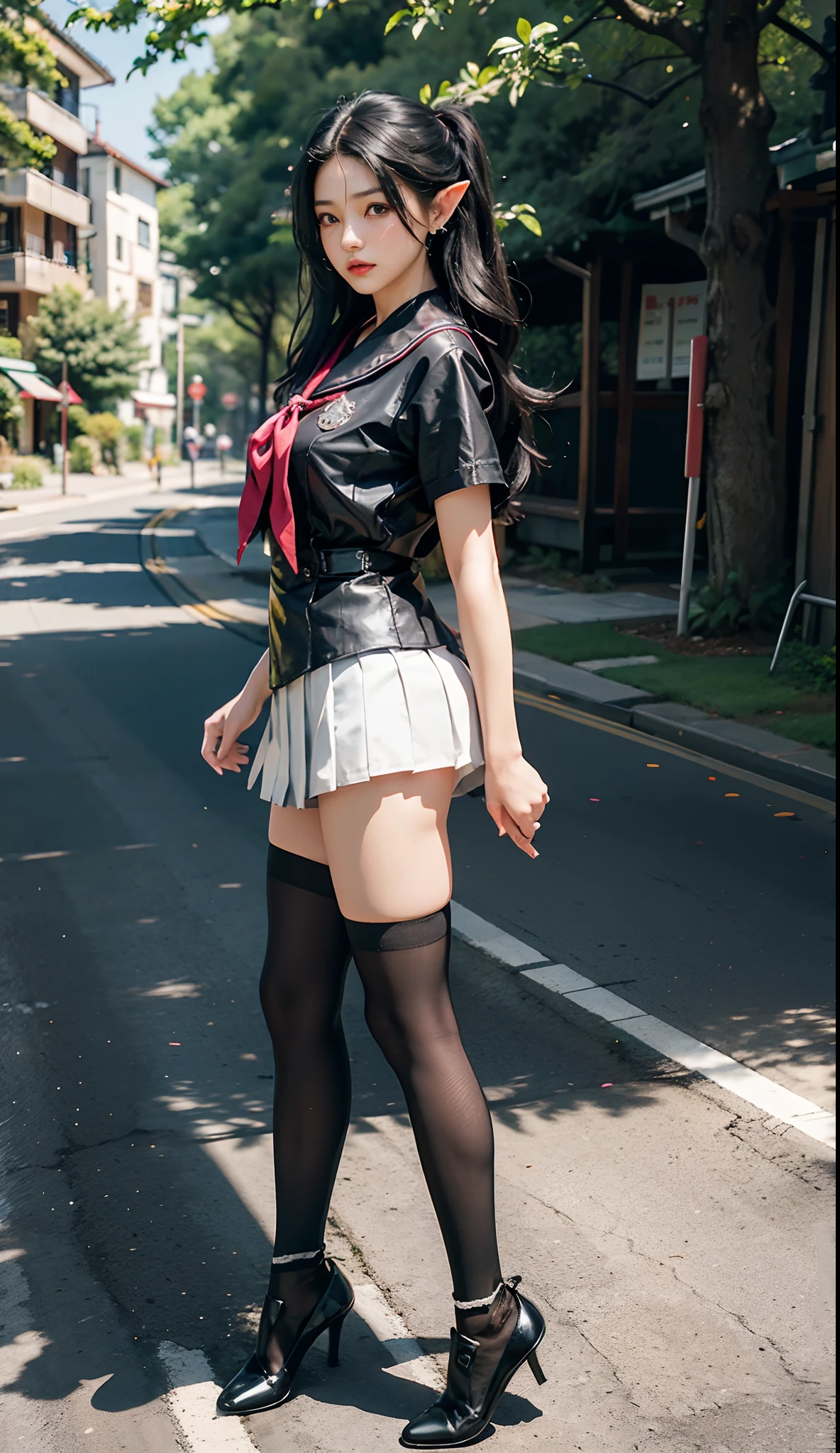 (Skin dents:1.5), Realistic, Realistic, (masterpiece:1.5), Concept Art, Intricate details, Very detailed, Realistic, Octane Rendering, 8k, Unreal Engine, Dynamic pose, highest quality, High resolution, (Realistic Face:1.1), (Super realistic:1.1), ((full_body)), Perfect Eyes,(Shiny skin:1.2), (((Hairstyle))), (((Perfect hands))), (Very detailed background), ((Dynamic Background)), ((lightning)), (light), ((Japanese beautiful girl、15-year-old junior high school student)), Wearing a cape, (((All falls、Full nudity、Very beautiful and small breasts、Beautiful cherry-colored areola、Erect nipples、Thin Waste、Small butt、Shaved))), ((Fine grain, High quality eyes, High quality face)), short hair, casting lightning, electricity, Swirling Fire, Radiation Force, spark, cigarette, magic, ((dramatic)), amazing, battlefield, Depth of written boundary, Bokeh, 4K, Gothic, human, particle、Completely naked、Full nudity、smile