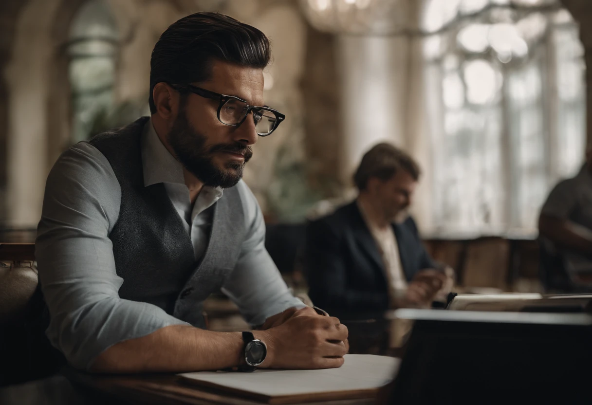 homens mais velhos, enrugados, With eye Glasses, naipe, Tiro Parcial, irritado, at the meeting, several , cabelos grisalhos, brigam, say no, soco na mesa
