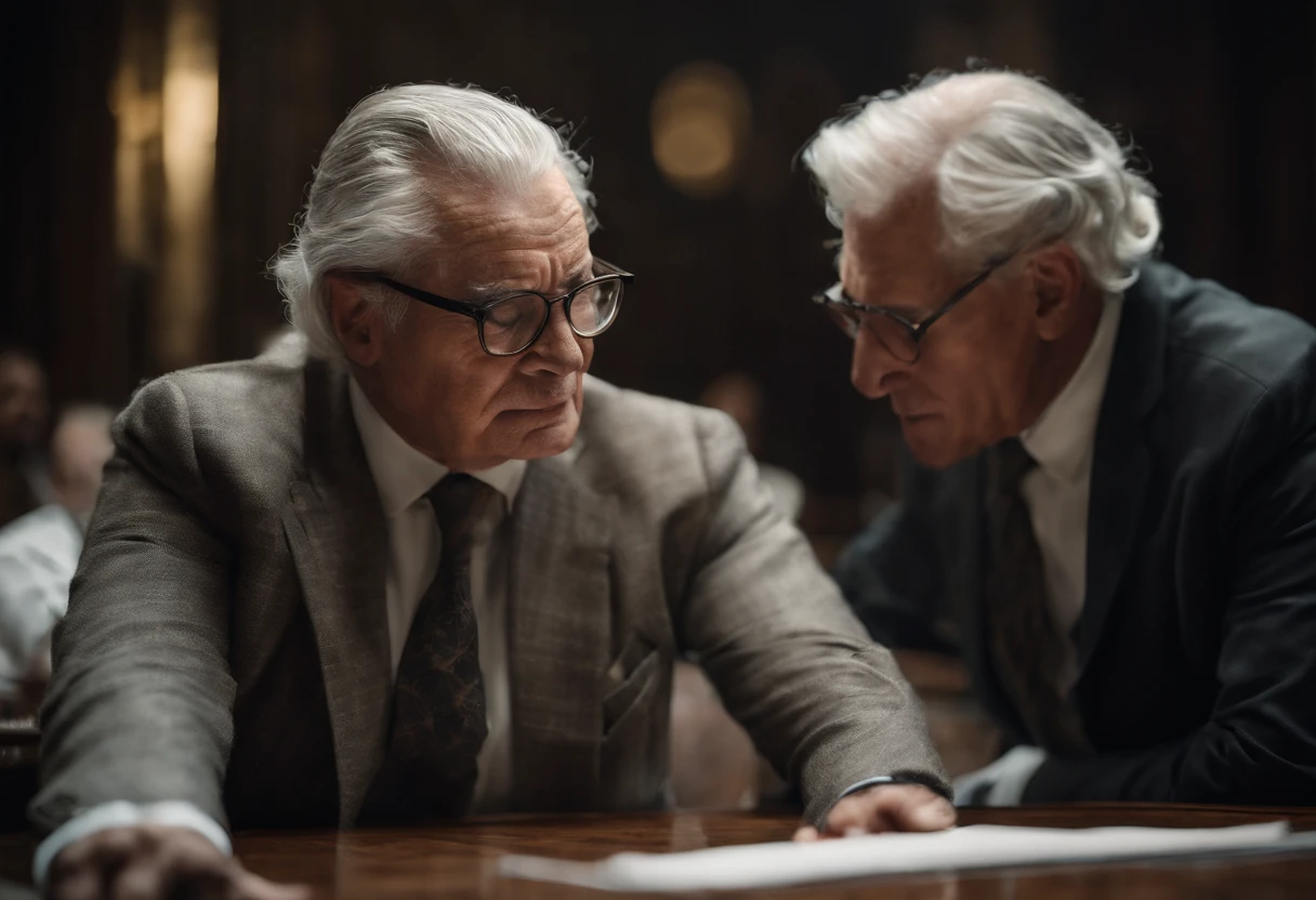 older men, wrinkled, with glasses, suit, Partial Shot, angry, in the meeting, several, gray hair, fight, say no, punch on the table