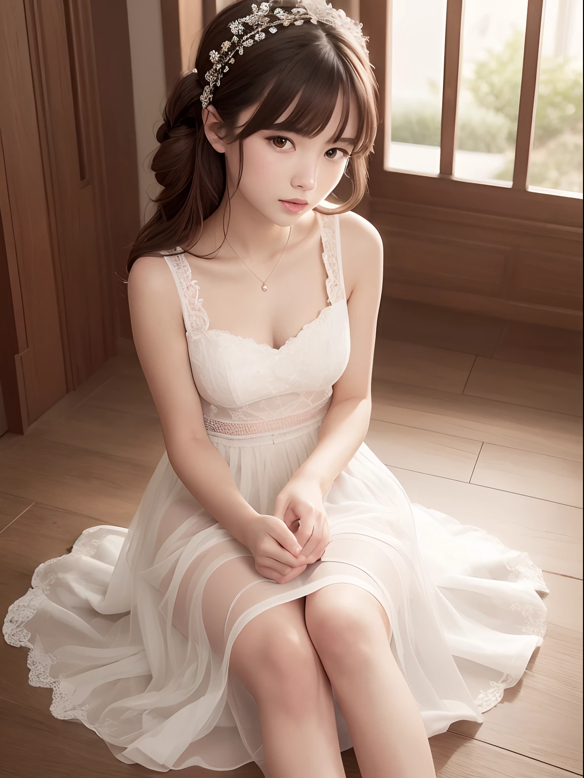 Highest Quality, excellent details, 超A high resolution, (fidelity: 1.4), The best illustrations, favor details, Highly condensed 1girl, with a delicate and beautiful face, Delicate collarbones, High Quality Fishtail Skirt, Shyness