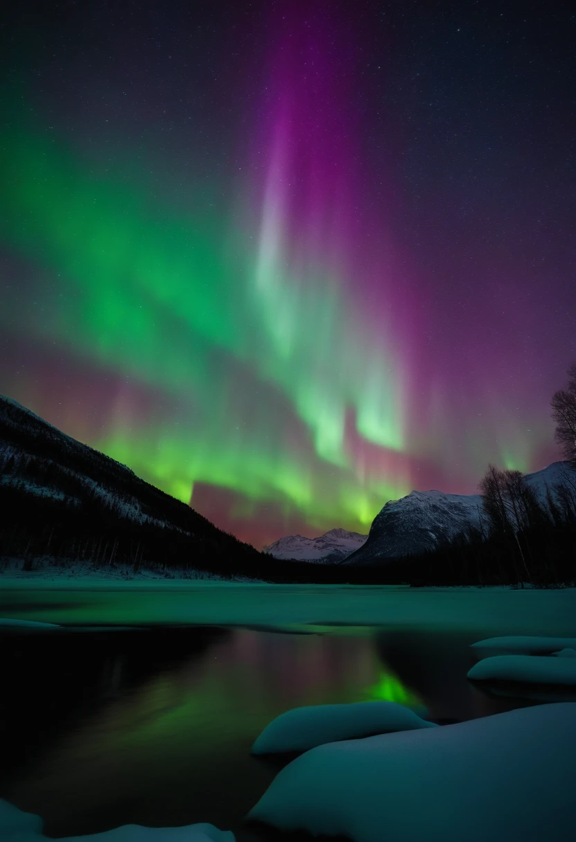 Background of the Northern Lights