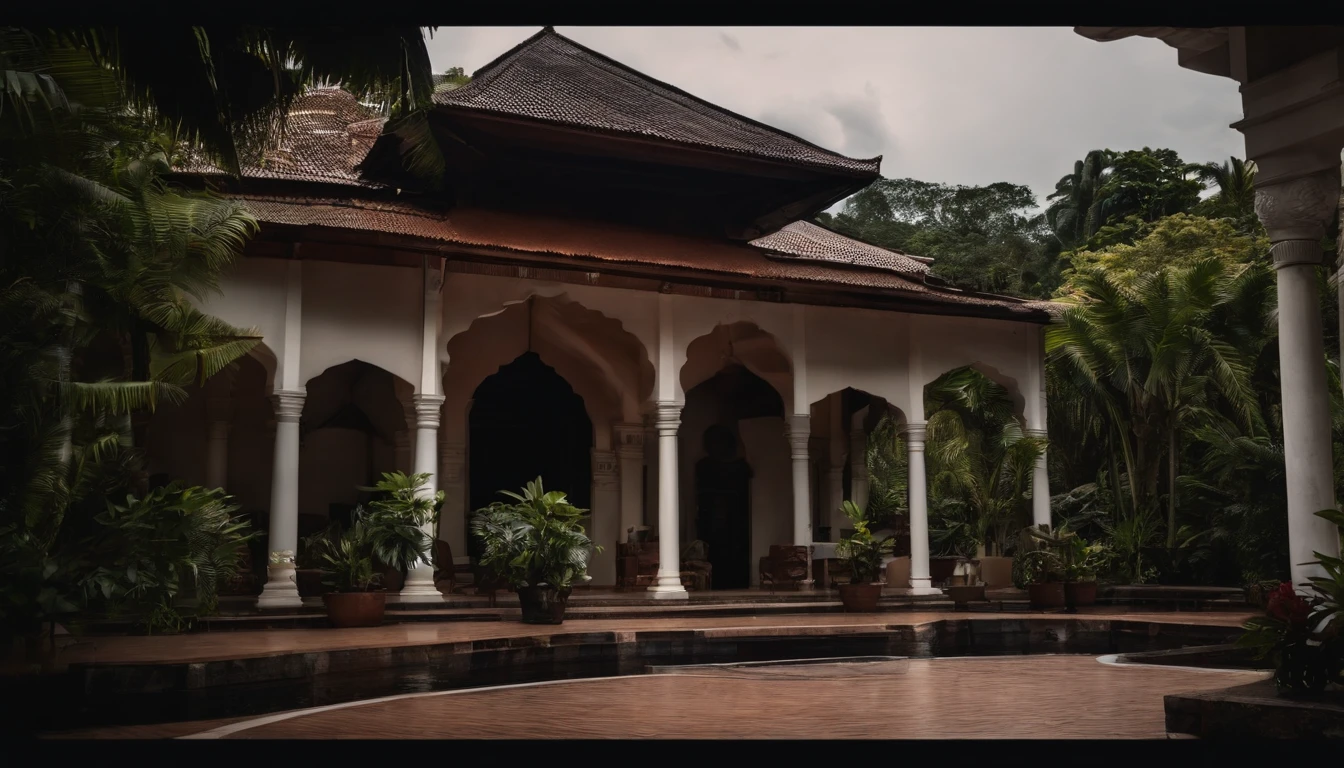 A beautiful architectural of Malaysia,hidden place, scary, seni bina melayu