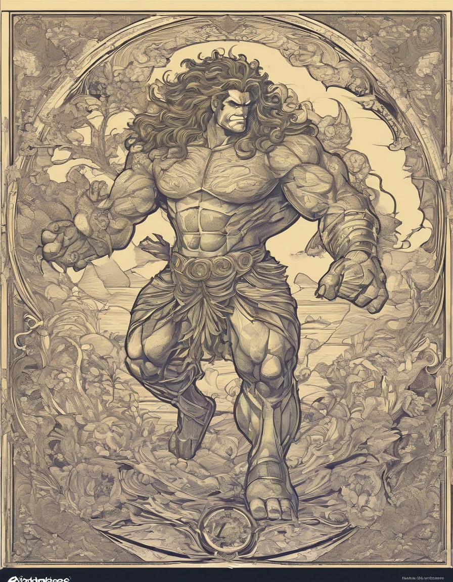 Full body view of the Hulk and Super Saiyan combo,tmasterpiece,high detal,best qualtiy,A high resolution,16k,in a panoramic view,hyper HD:: --v 5