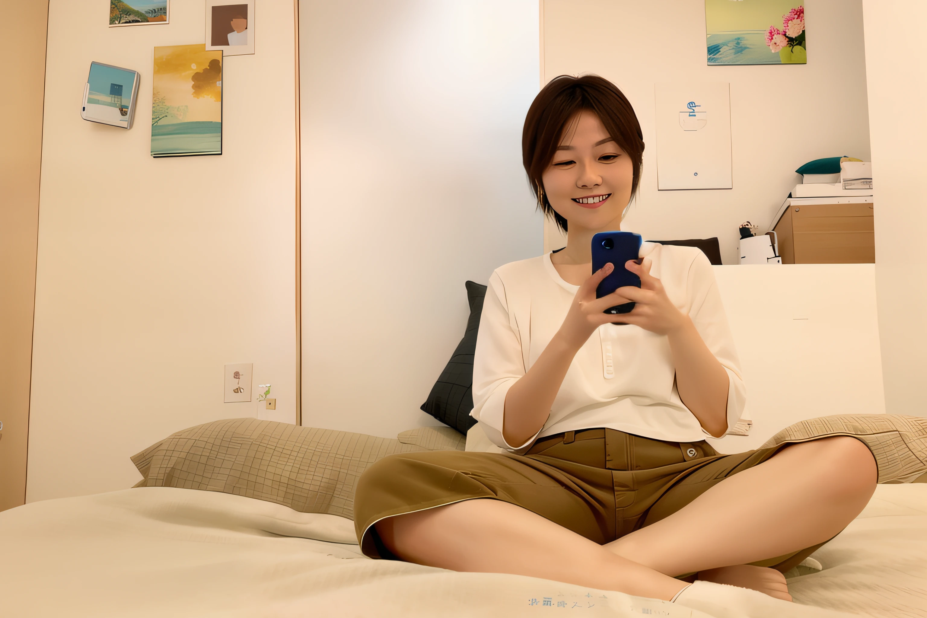Normal fingers,holding cell phone