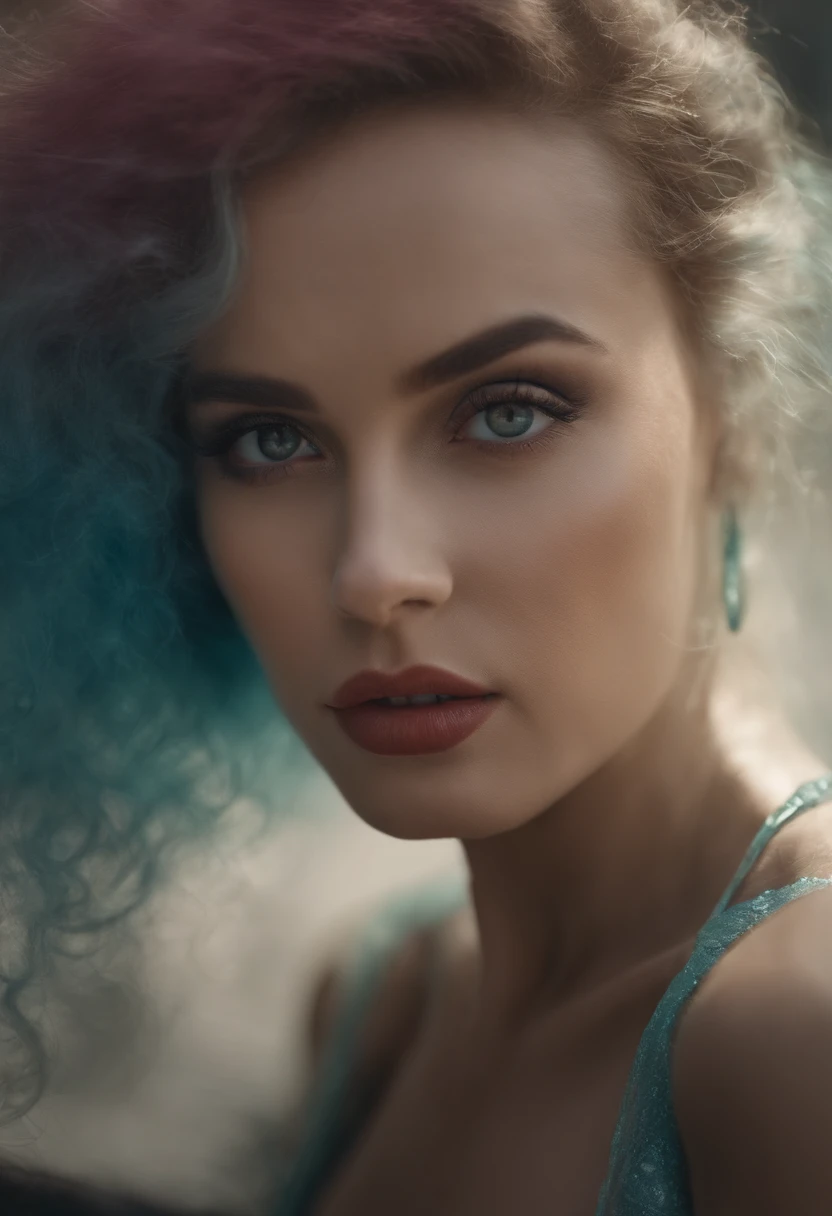 (pixarstyle: 1.25)((portrait: 1girls))Ausdruck Wut, , gloomy, Negativ, verdreht, seltsam, (大眼睛), (((Nackt))), estilo Tim Burton, natural skin texture, 4K-Texturen, HDR, kompliziert, sehr detailliert, scharfer Fokus, Kino-Look, hiperdetallado im futuristischen krnakenschwestern outfit