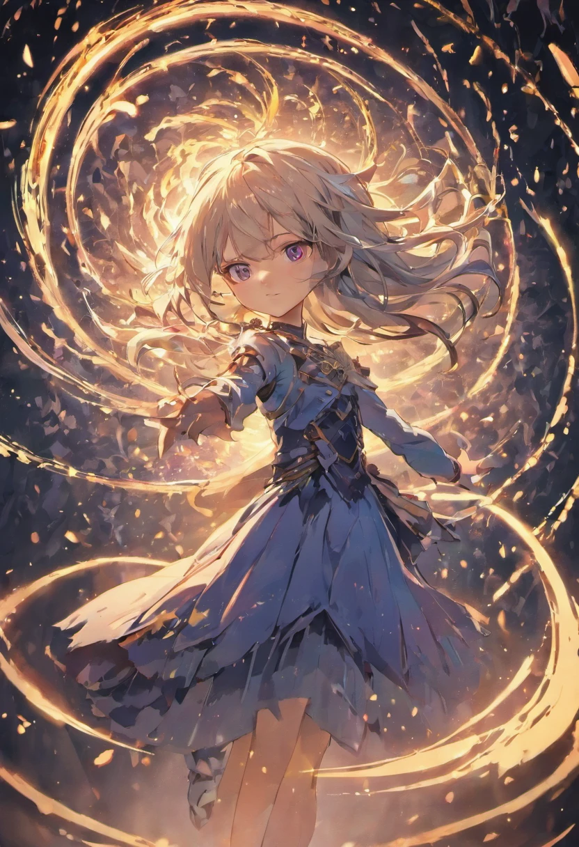 Anime wallpaper, (masterpiece, best quality, ultra-detailed, best shadow), (detailed background,dark fantasy), (beautiful detailed face), high contrast, (best illumination, an extremely delicate and beautiful), ((cinematic light)), hyper detail, dramatic light, intricate details, (1 girl, solo,white hair, sharp face, (blue and red eyes), hair between eyes, dynamic angle), swirling black light around the character, depth of field,black light particles,(broken ice),magic circle, long hair, dynamic pose