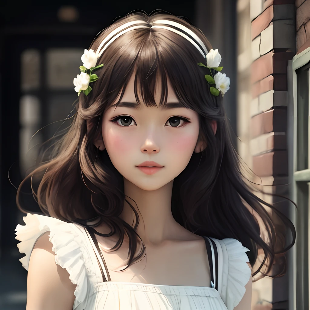 A delicate girl