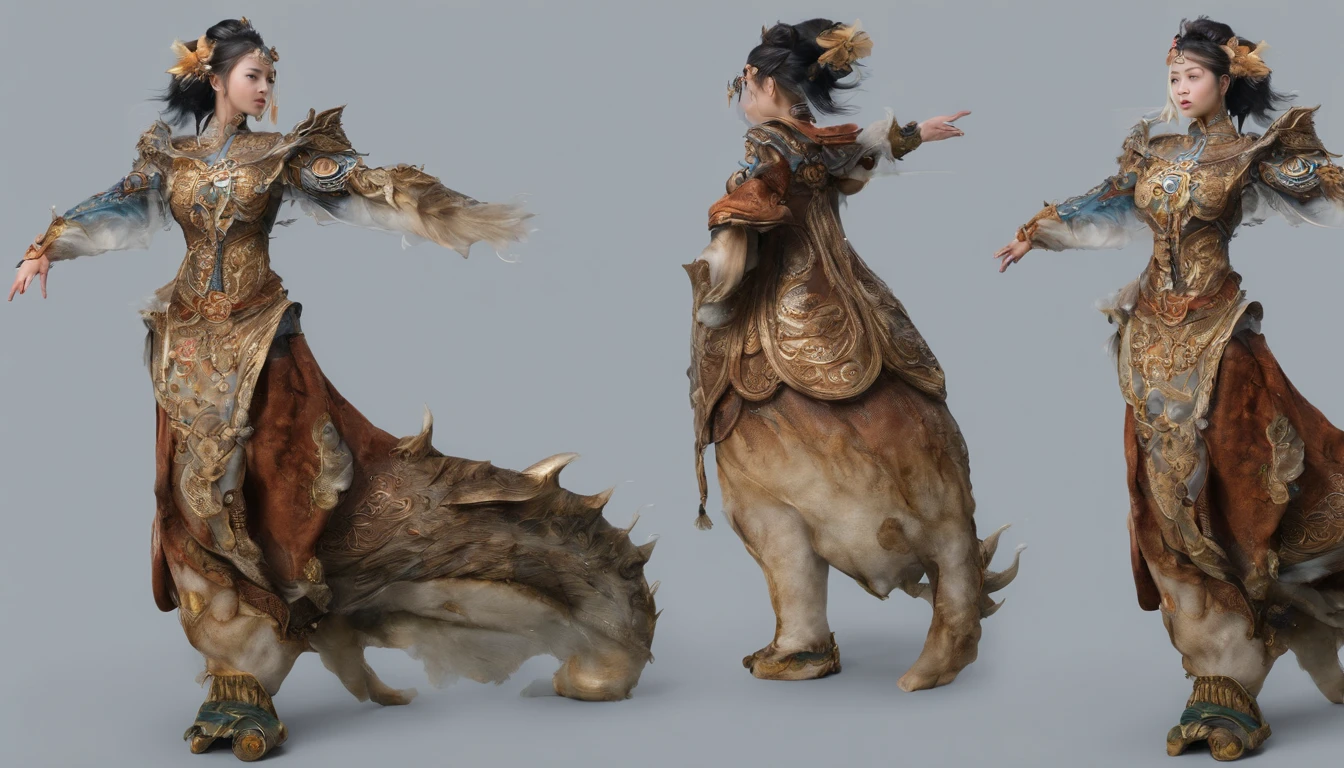 Water elemental tang costume