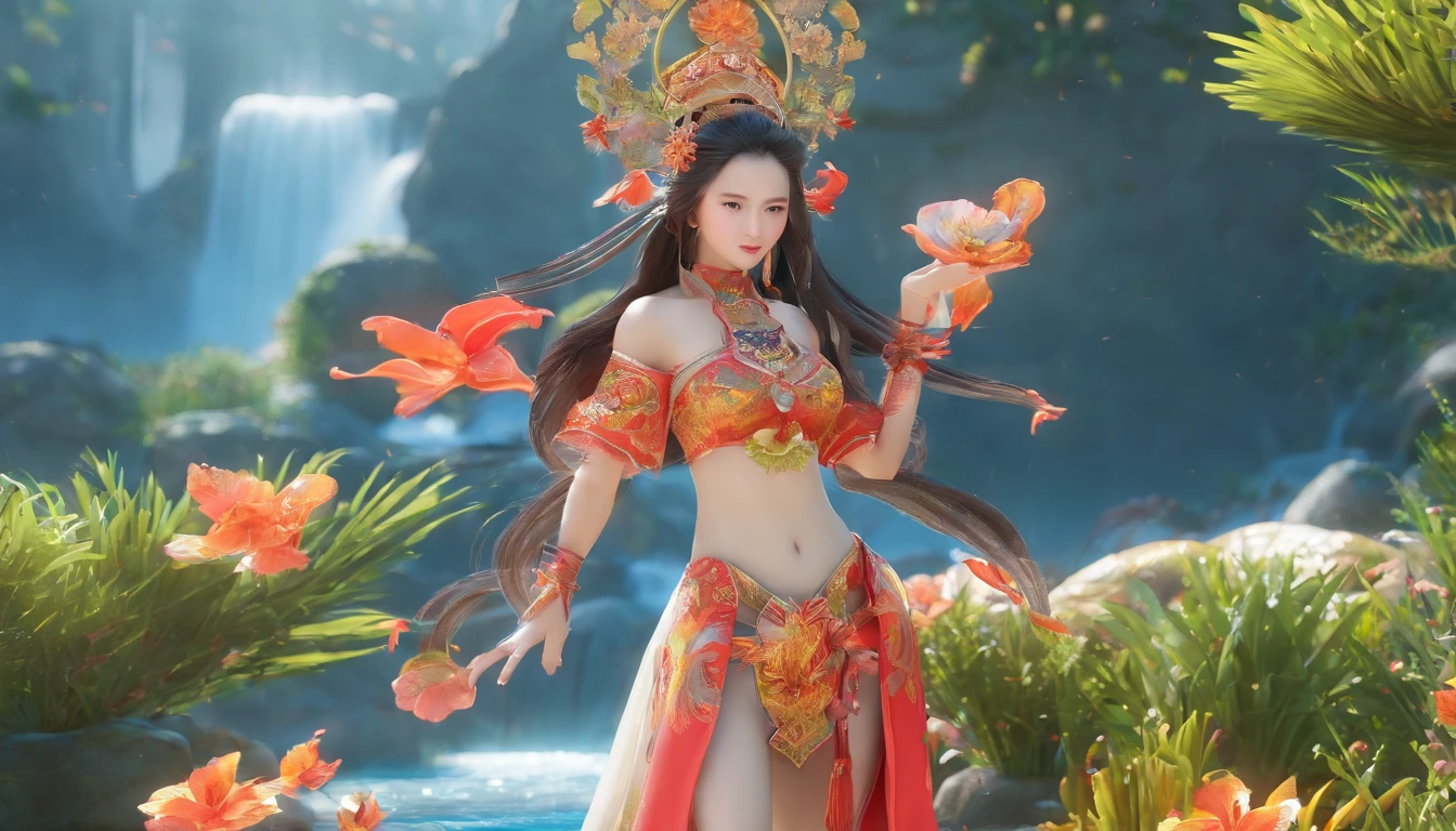 Water element Tang costume
