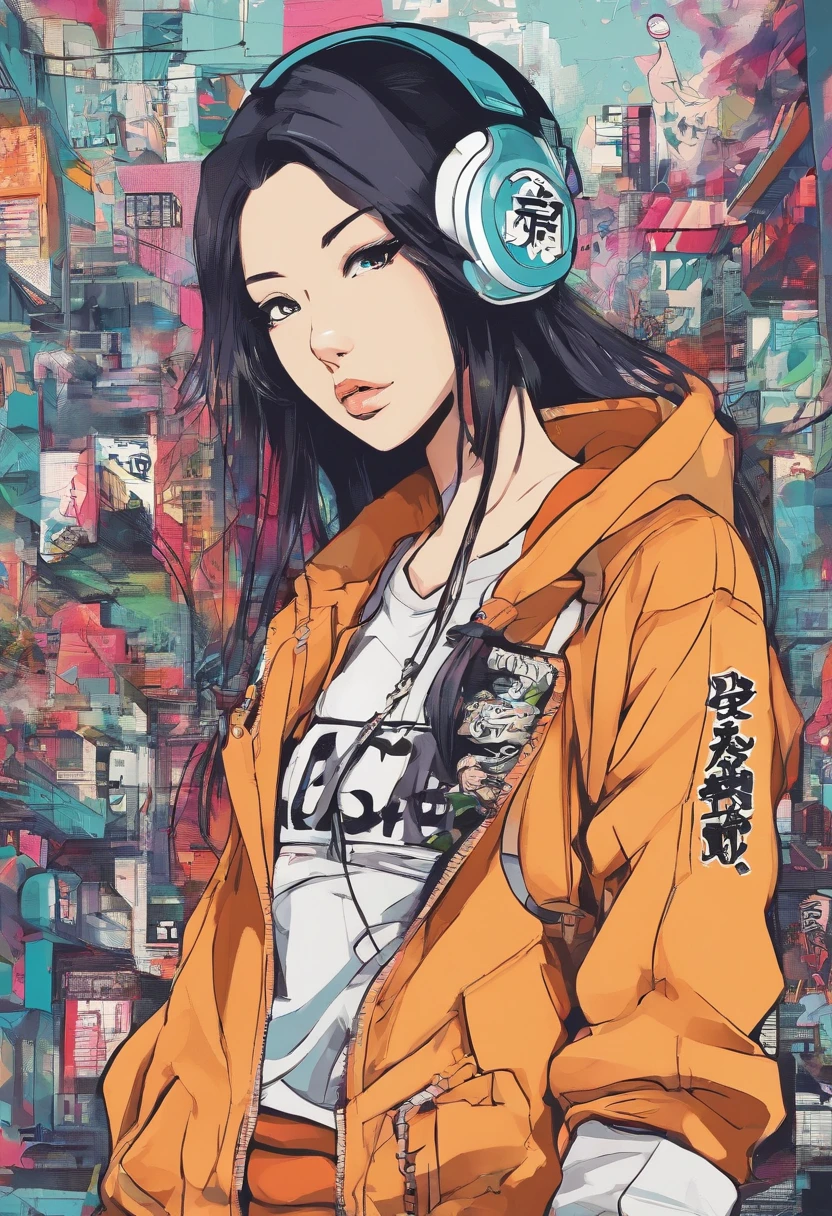 (hip hop scene) a very hip hop confidant badass arrogant cocky boss bitch attitude girl rapper