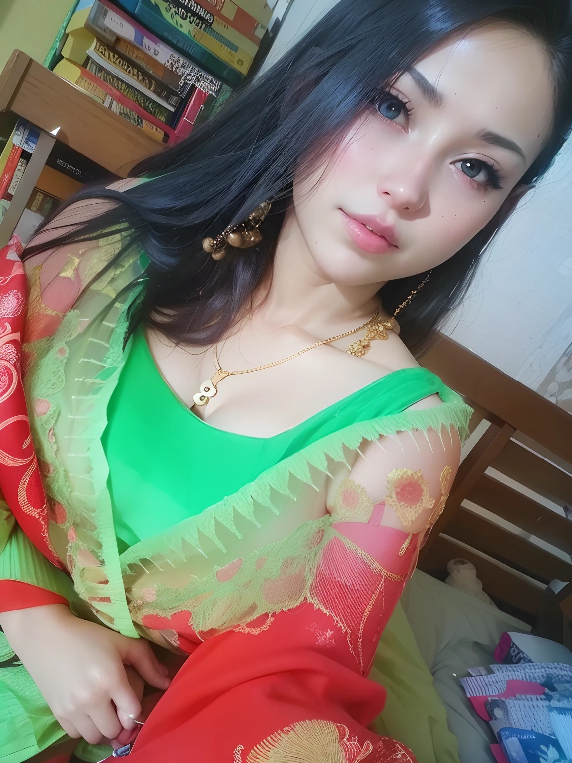 Showing big boobs sexy nude anime ,horny wonem,realistic smooth skin,