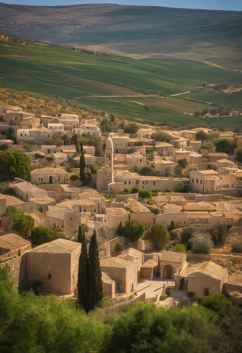 The small village of Nazareth comes to life amidst a picturesque landscape, taking us back to the time when the Roman Empire dominated Galilee.