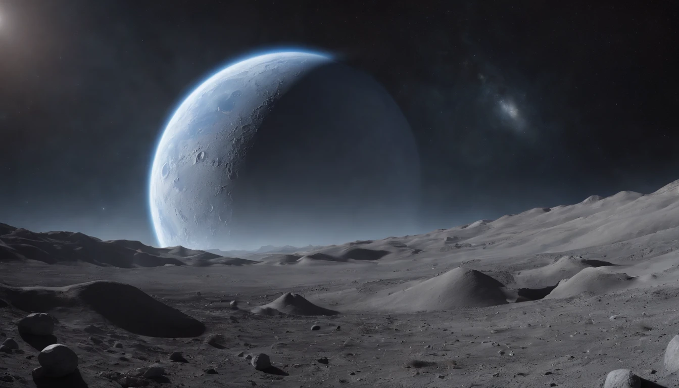 Blue Earth as seen from the surface of the Moon、Masterpiece、hentail realism