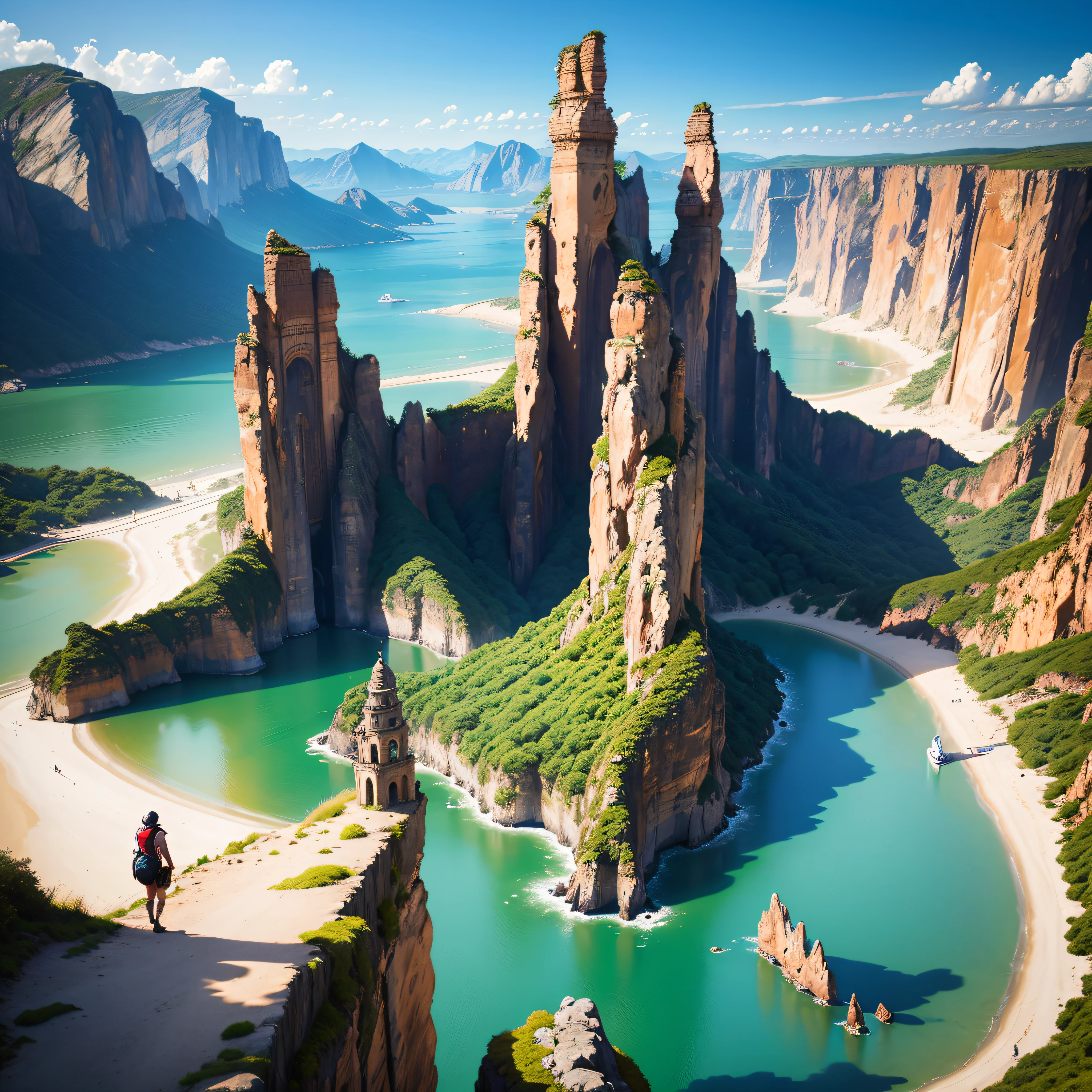 Travel and Adventure: Images from different travel destinations, landmarks, or adventure activities.