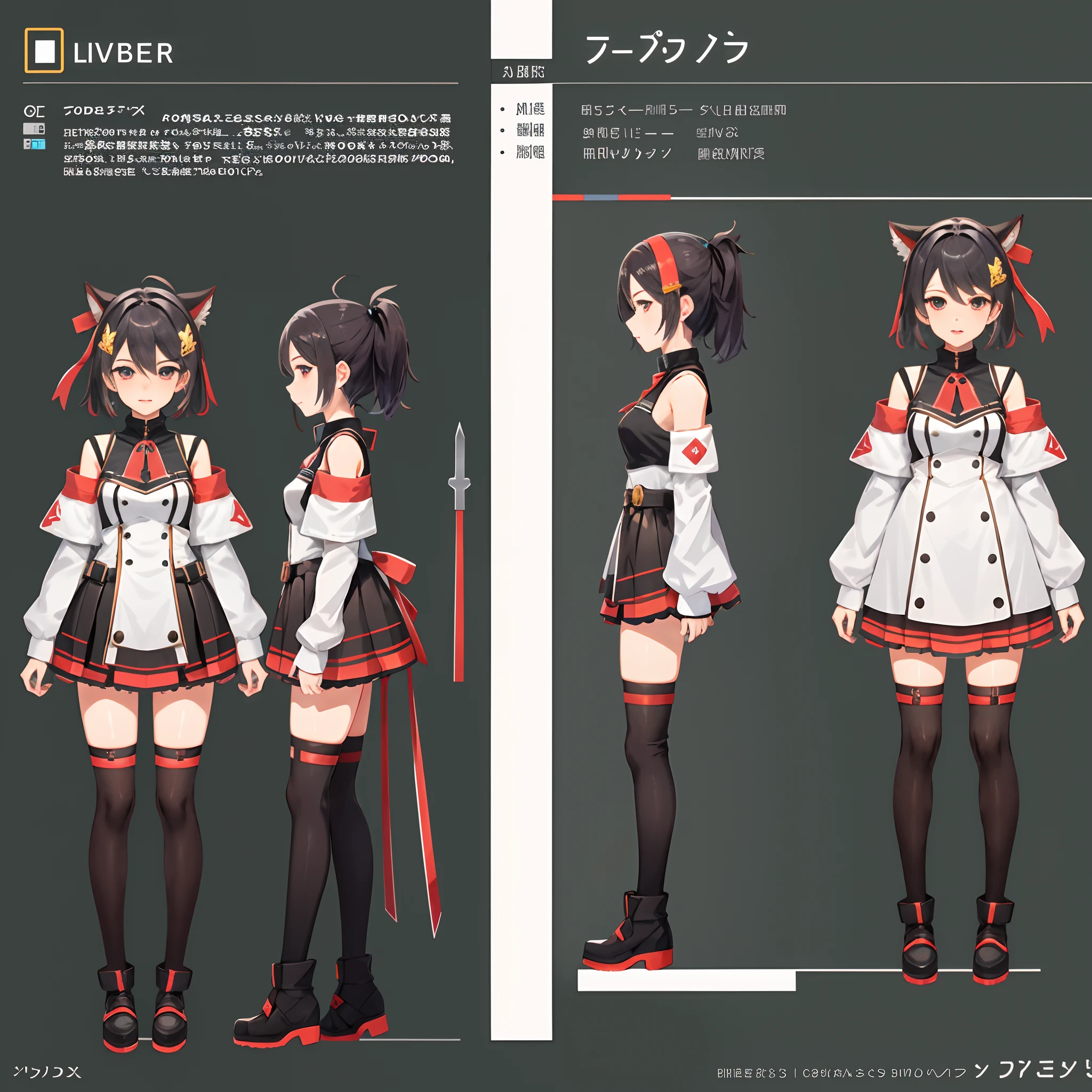 live2D character parts template, parts asset,live 2D vtuber model asset,