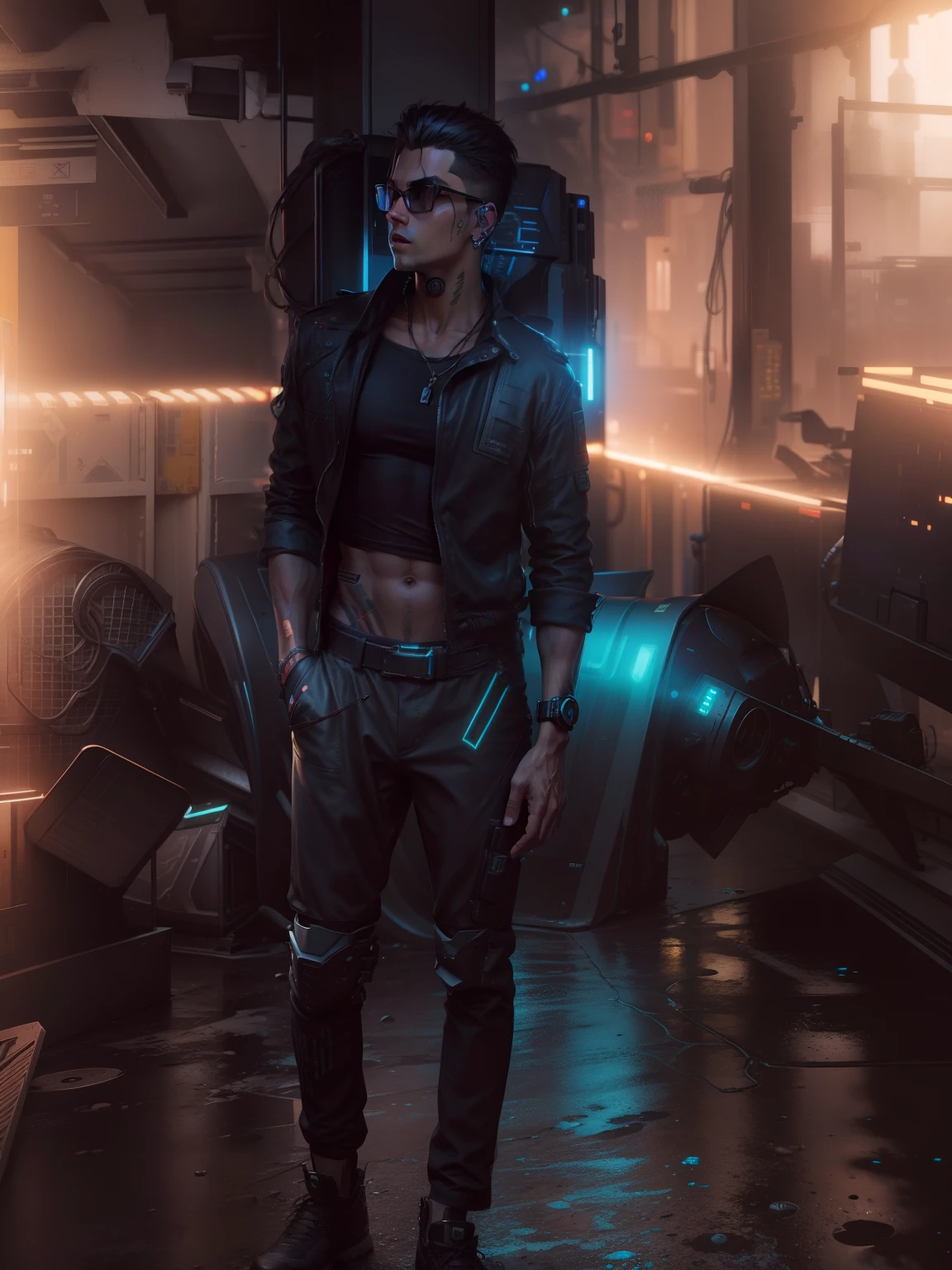 Change beckground cyberpunk handsome boy realistic fece 8k ultra