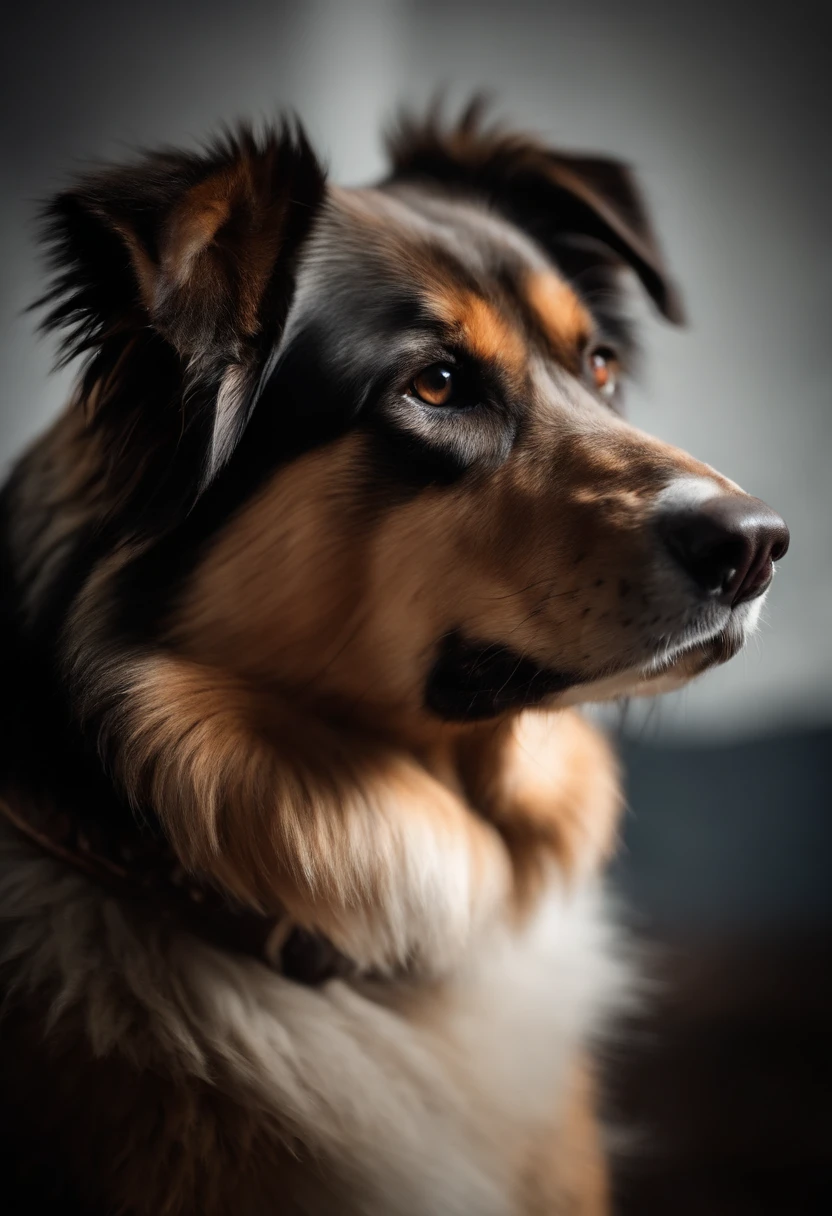 Portrait of a beautiful dog