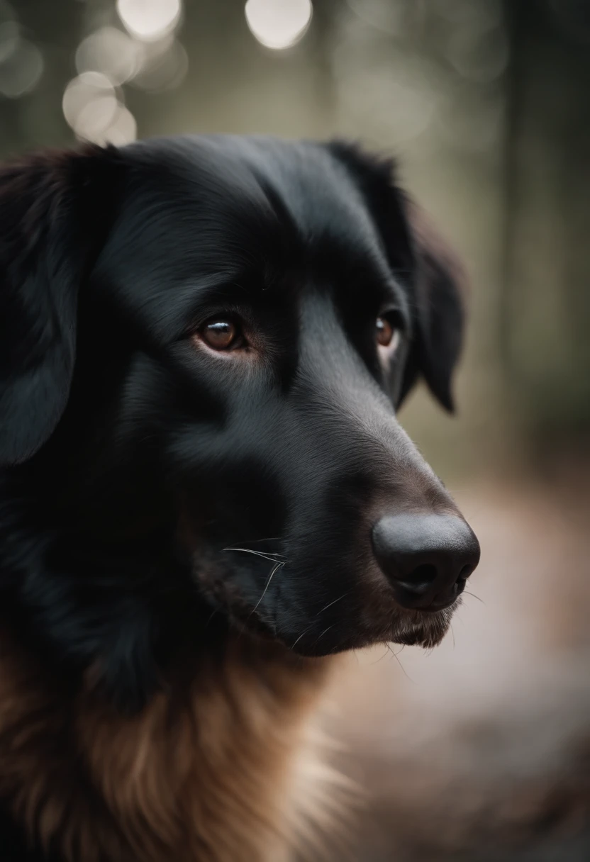 Portrait of a beautiful dog