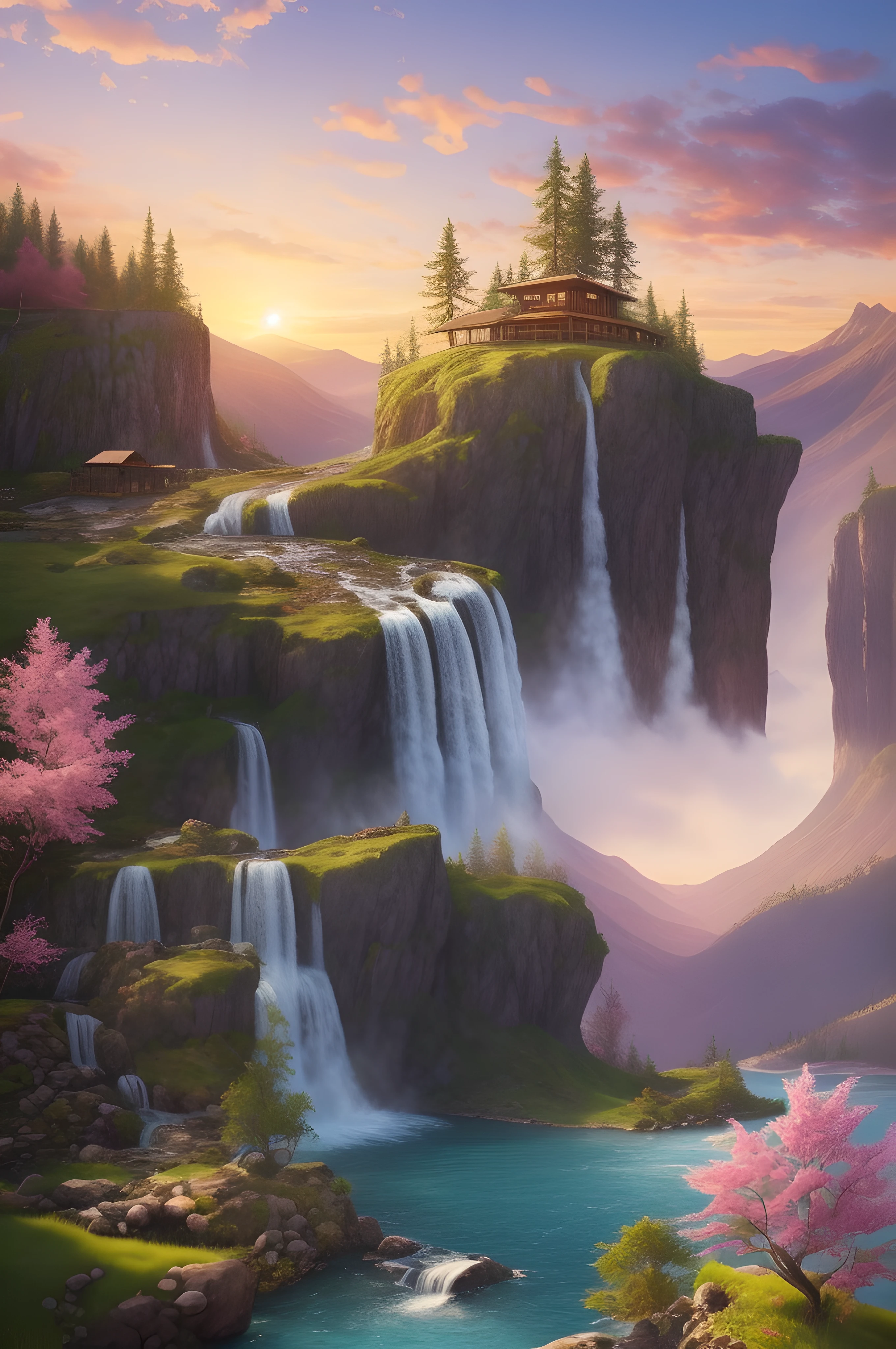 perfect waterfall