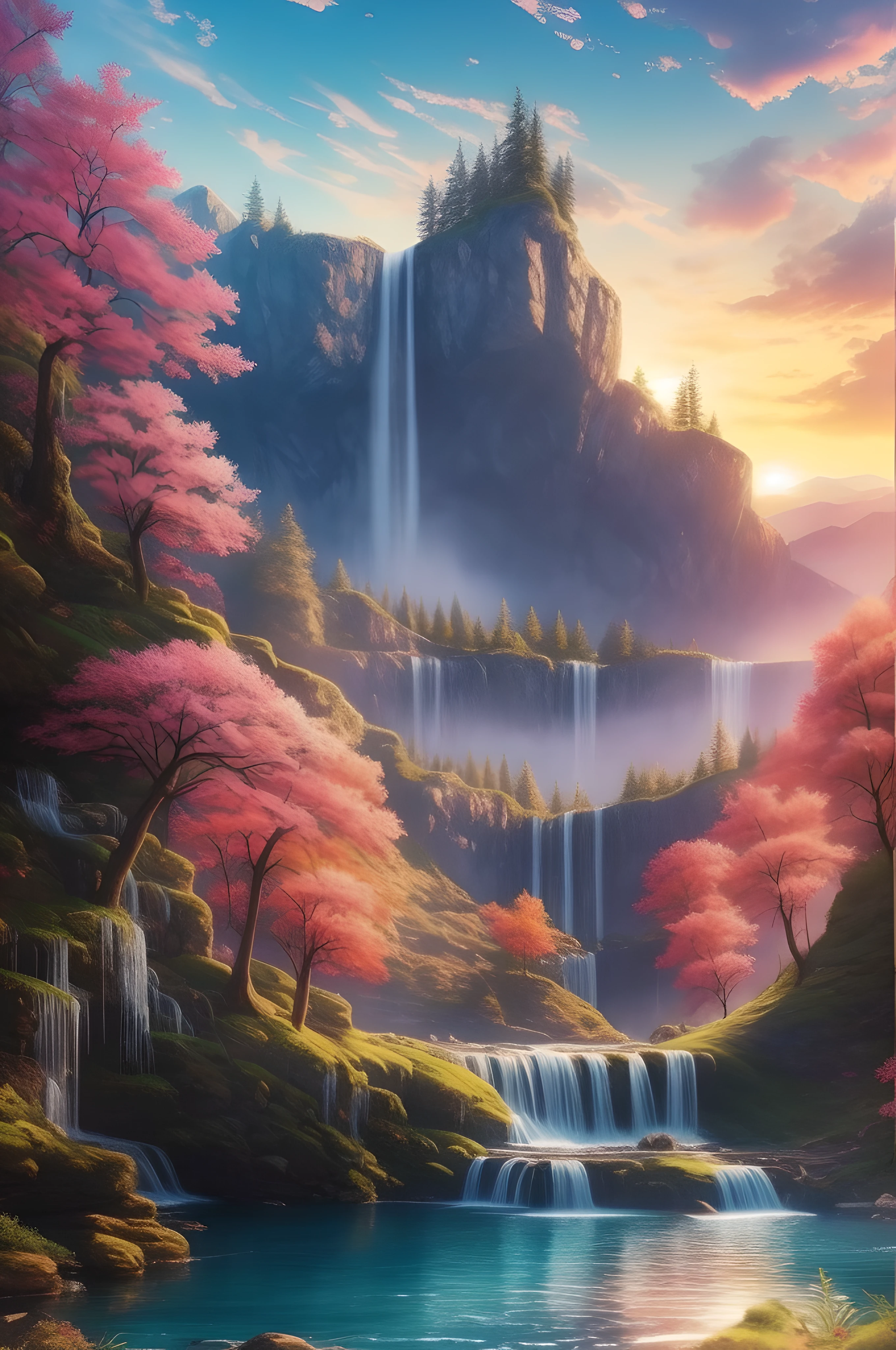 perfect waterfall