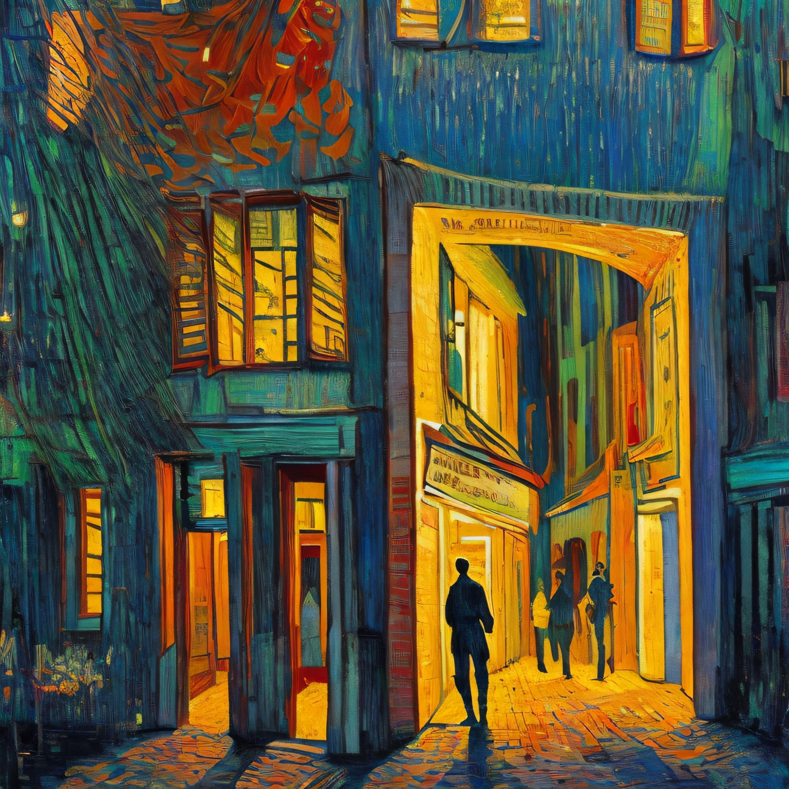 Immerse yourself in a world where timeless art and modern aesthetics collide. Picture Vincent van Gogh's renowned self-portrait, an image so iconic it’s almost ingrained in our cultural fabric. Now, reimagine it in the language of today's urban nightlife: dazzling neon lights. Each stroke of van Gogh's brush is translated into radiant neon tubes, bringing a vibrant electrifying life to his impassioned features. The deep blues and muted tones of the original portrait are intensified, pulsating with neon glows, the raw emotion in van Gogh's eyes shining even brighter. As the neon tubes trace the contours of his face, his beard, his hat, they not only highlight the physical aspects but also illuminate the depth of his soul. This fusion creates a bridge between the contemplative nature of 19th-century art and the dynamic pulse of the 21st century. Every flicker of the neon lights, every hum of the electricity, makes the portrait resonate with new energy. It's as if van Gogh himself has stepped into our modern world, still eager to share his story, but now in the brilliant language of neon. Experience art like never before, and let the glowing essence of van Gogh's spirit light up your space.