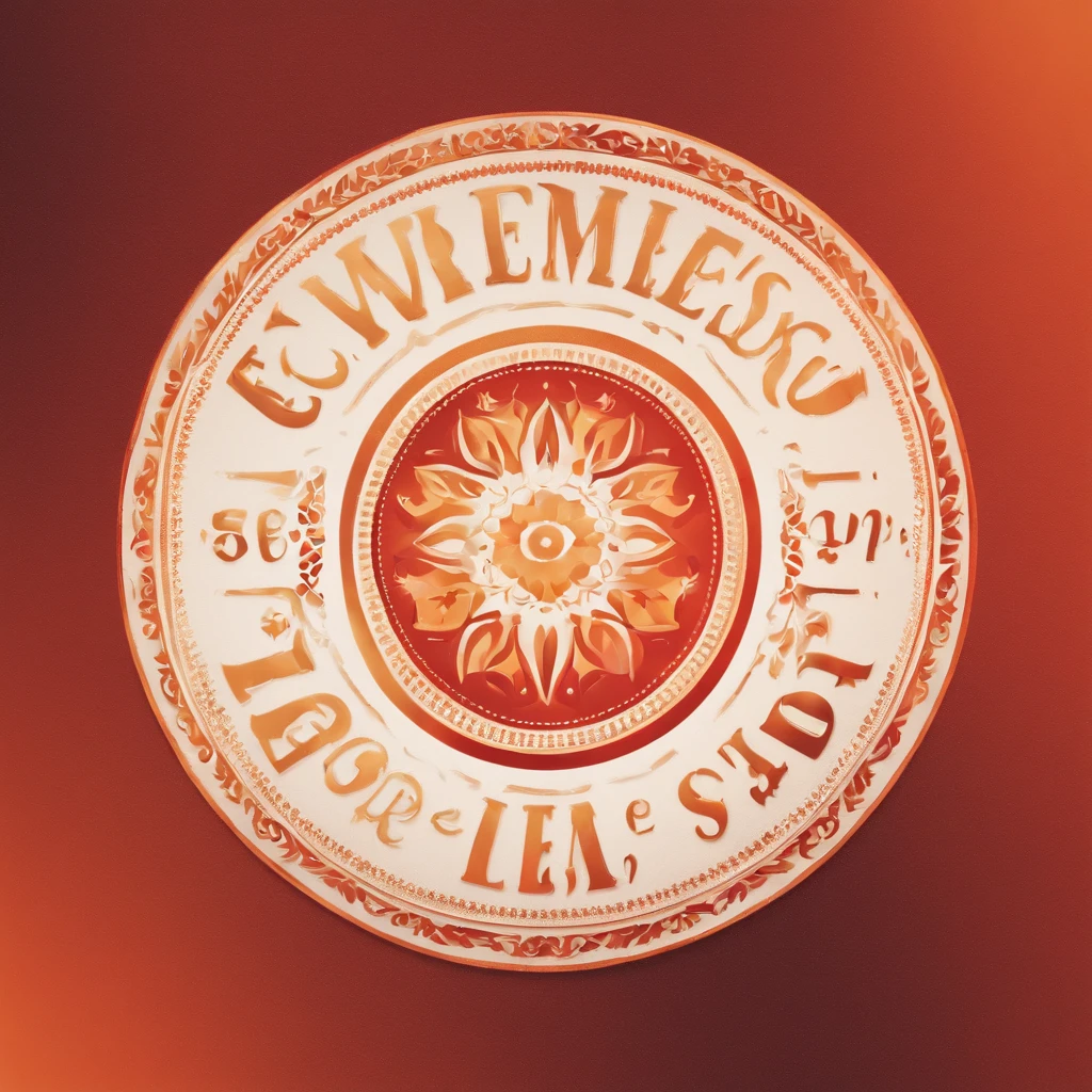 a close up of a red and orange logo with a white background, a picture by Edmund Greacen, pexels, happening, logo without text, euphoric, profile image, espiritus, minimalist logo without text, evermotion, eeriewave, rounded logo, single logo, empress, jen bartel, abstract logo, eeire, evenly lit
