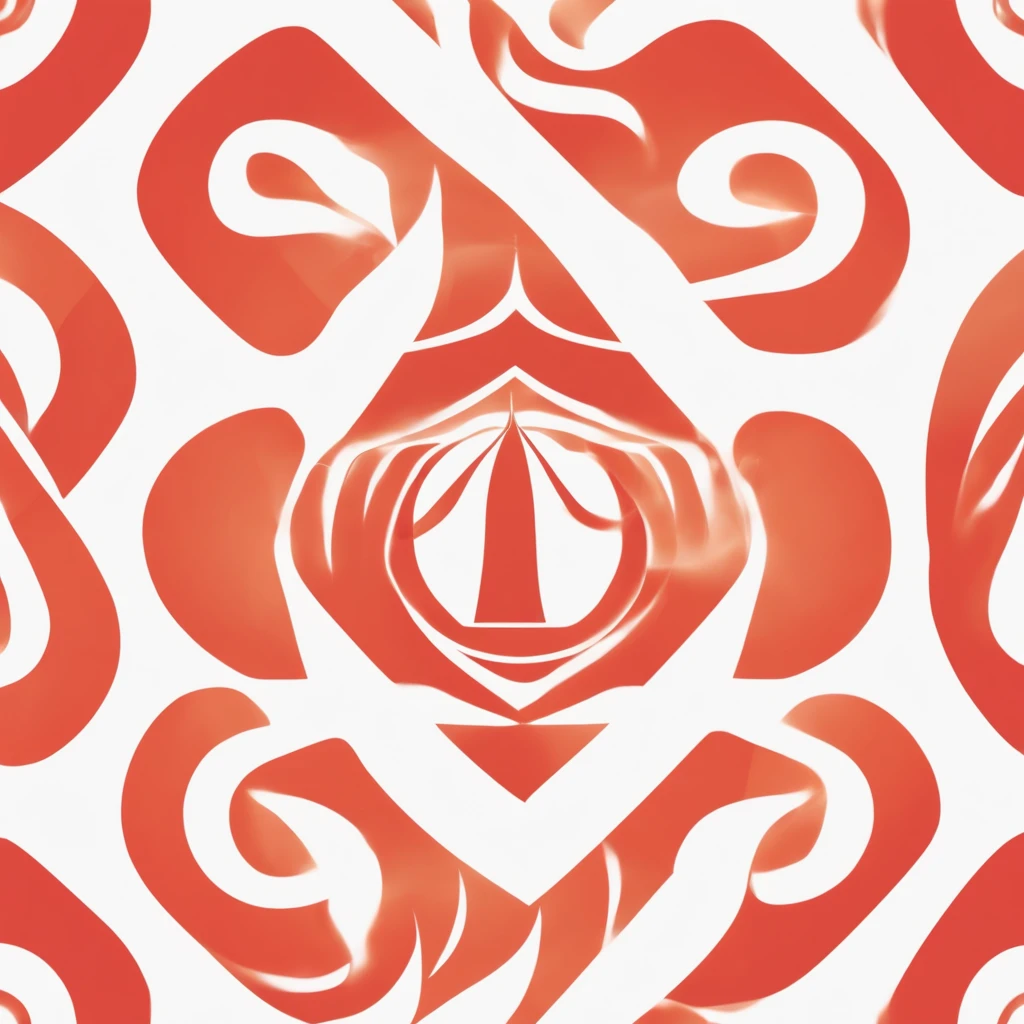 a close up of a red and orange logo with a white background, a picture by Edmund Greacen, pexels, happening, logo without text, euphoric, profile image, espiritus, minimalist logo without text, evermotion, eeriewave, rounded logo, single logo, empress, jen bartel, abstract logo, eeire, evenly lit