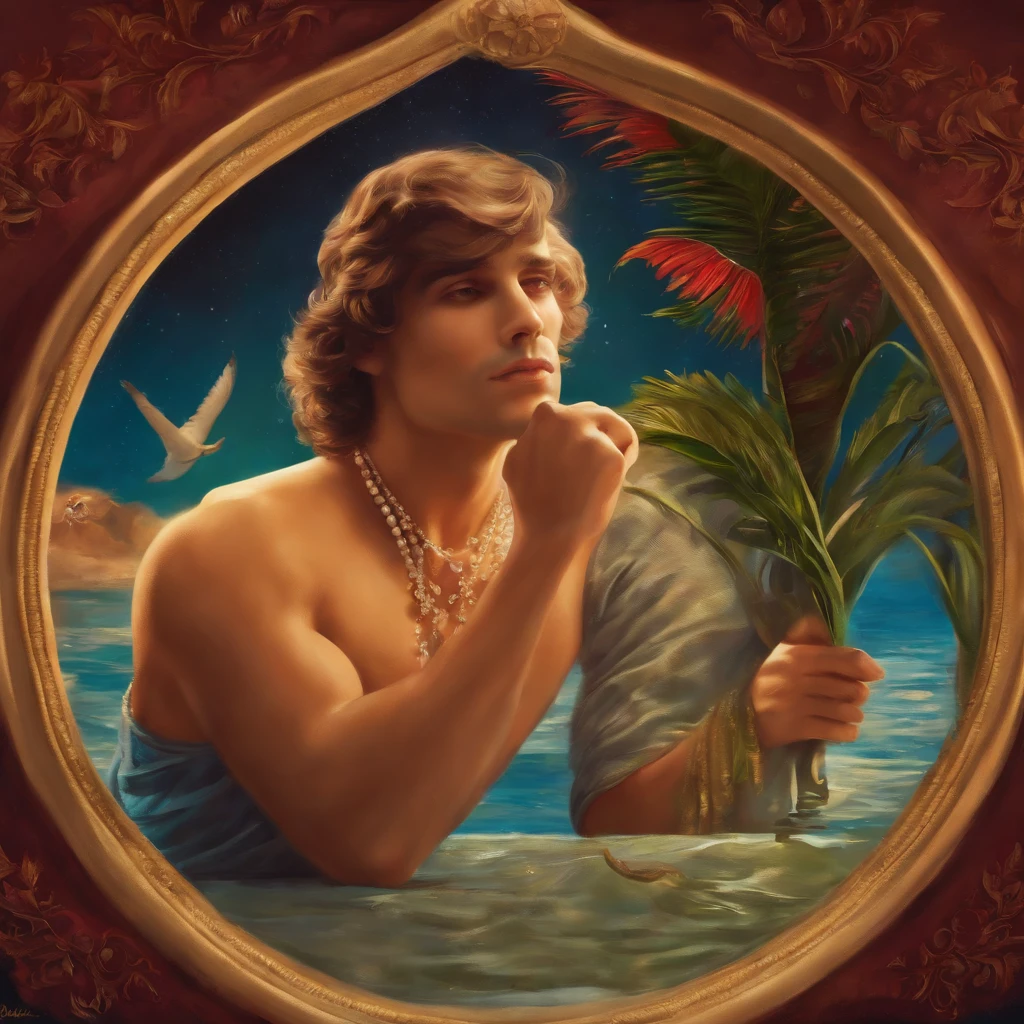 Standing pose, oil painting, exquisite, oil painting, ((men in the thermal Baths)), Fresco style, by Daniel Gerhartz, By Greg Rutkowski, regency era, classic art, , ((five naked men)), ((briefs, bulge)), five shirtless men kissing, strong handsome, pose, scantily dressed Men, black men, loving, smooth muscles, landscape background, centered, perfect composition, canvas texture, no clothes, oil on canvas, oil painting, Masterpiece,