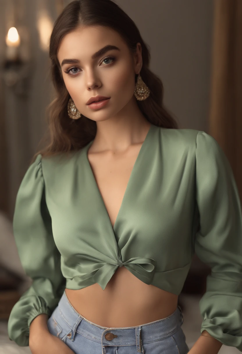 woman, early 20s, model, sexy girl with brown eyes, ultra realistic, meticulously detailed, portrait sophie mudd, brown hair and large eyes, selfie of a young woman, bedroom eyes, violet myers, without makeup, natural makeup, looking directly at the camera, face with artgram, subtle makeup, at the club, party, drinks, medium to large size bust